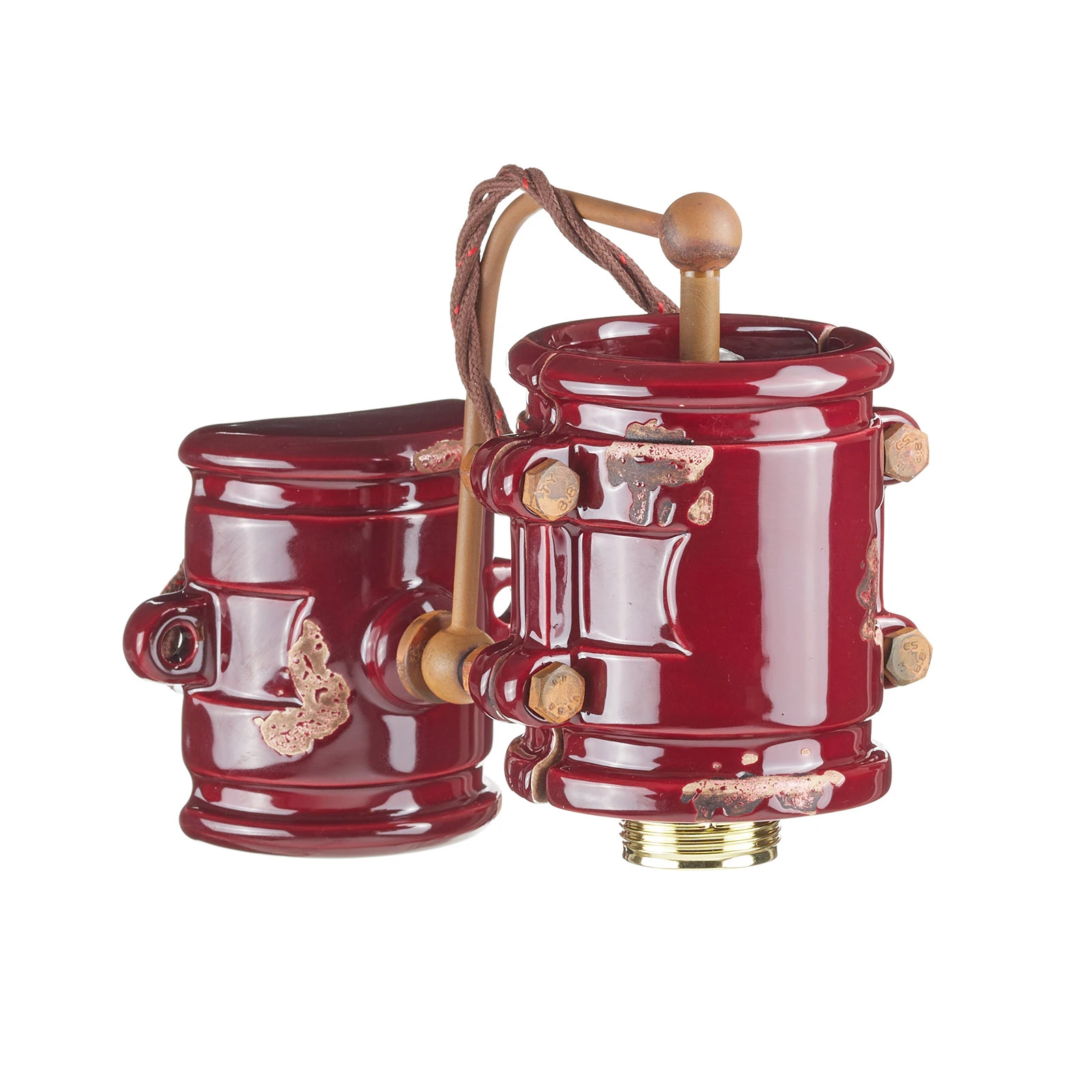 Aplique vintage C1523, burdeos