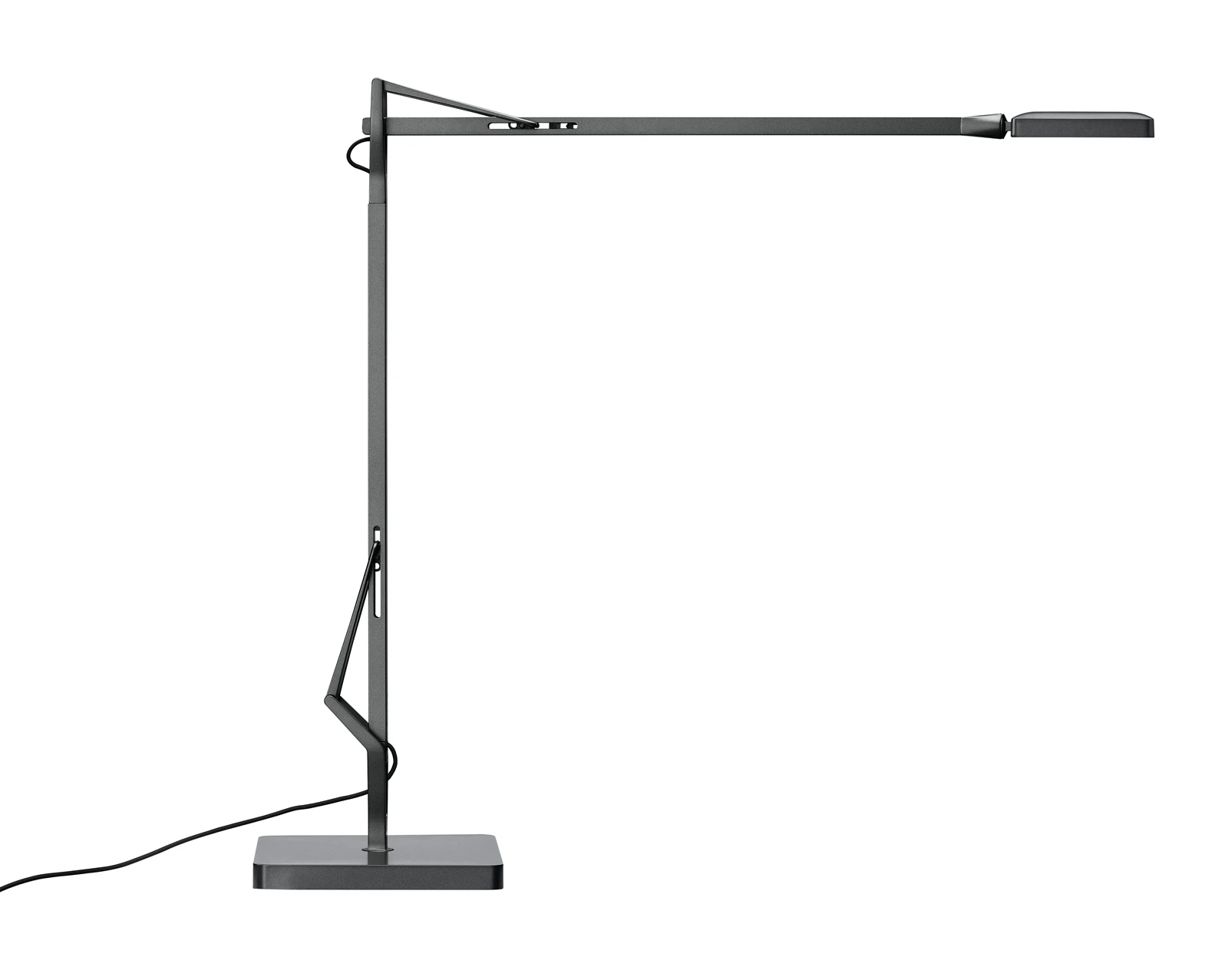 FLOS Kelvin Edge -LED-työpöytälamppu antrasiitti