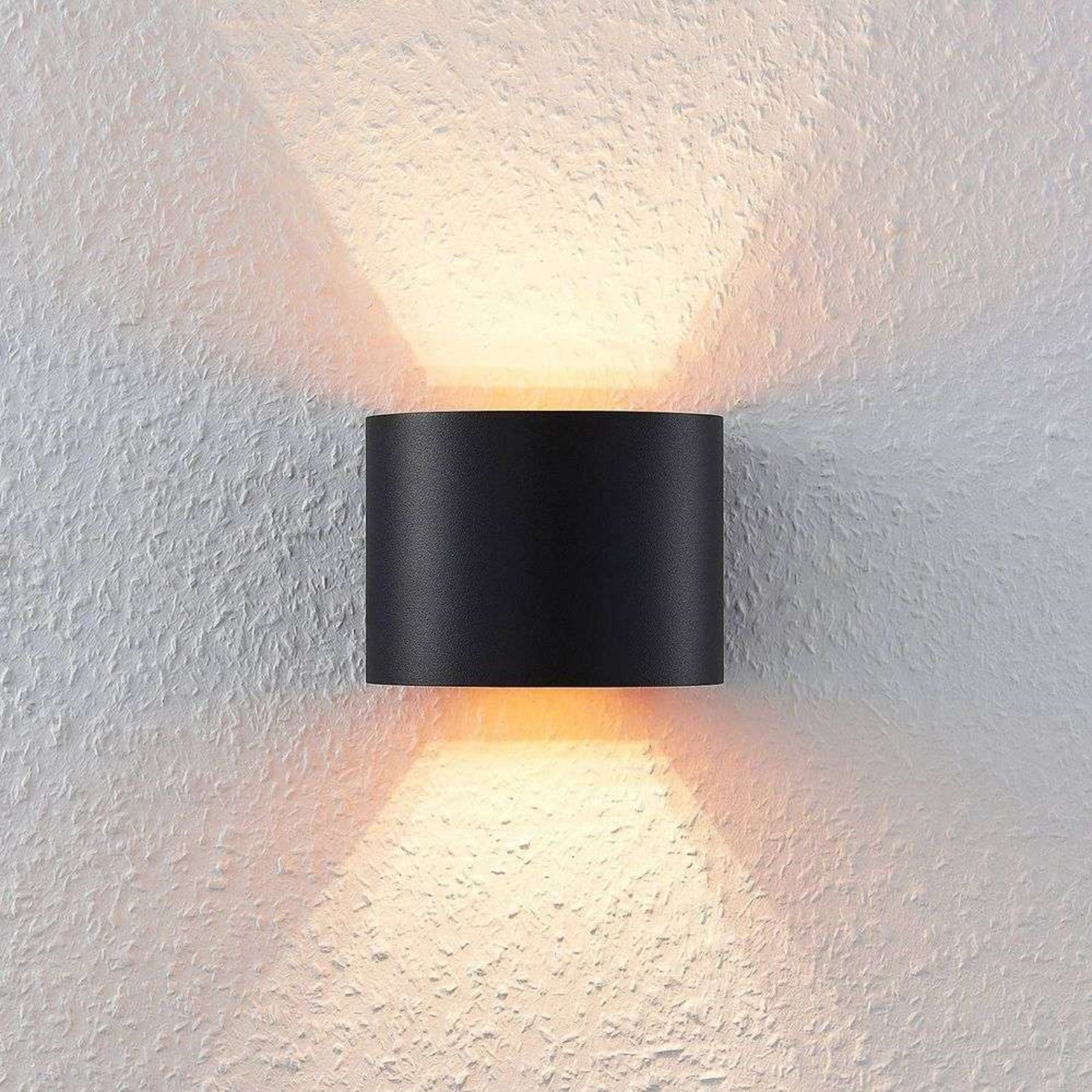 Zuzana Wall Lamp Round Black/Gold - Arcchio