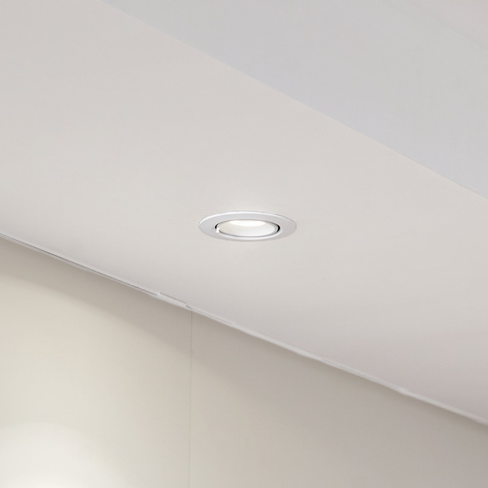 Arcchio Harcos LED stropní svítidlo, bílé, Ø 8 cm, 4 000K