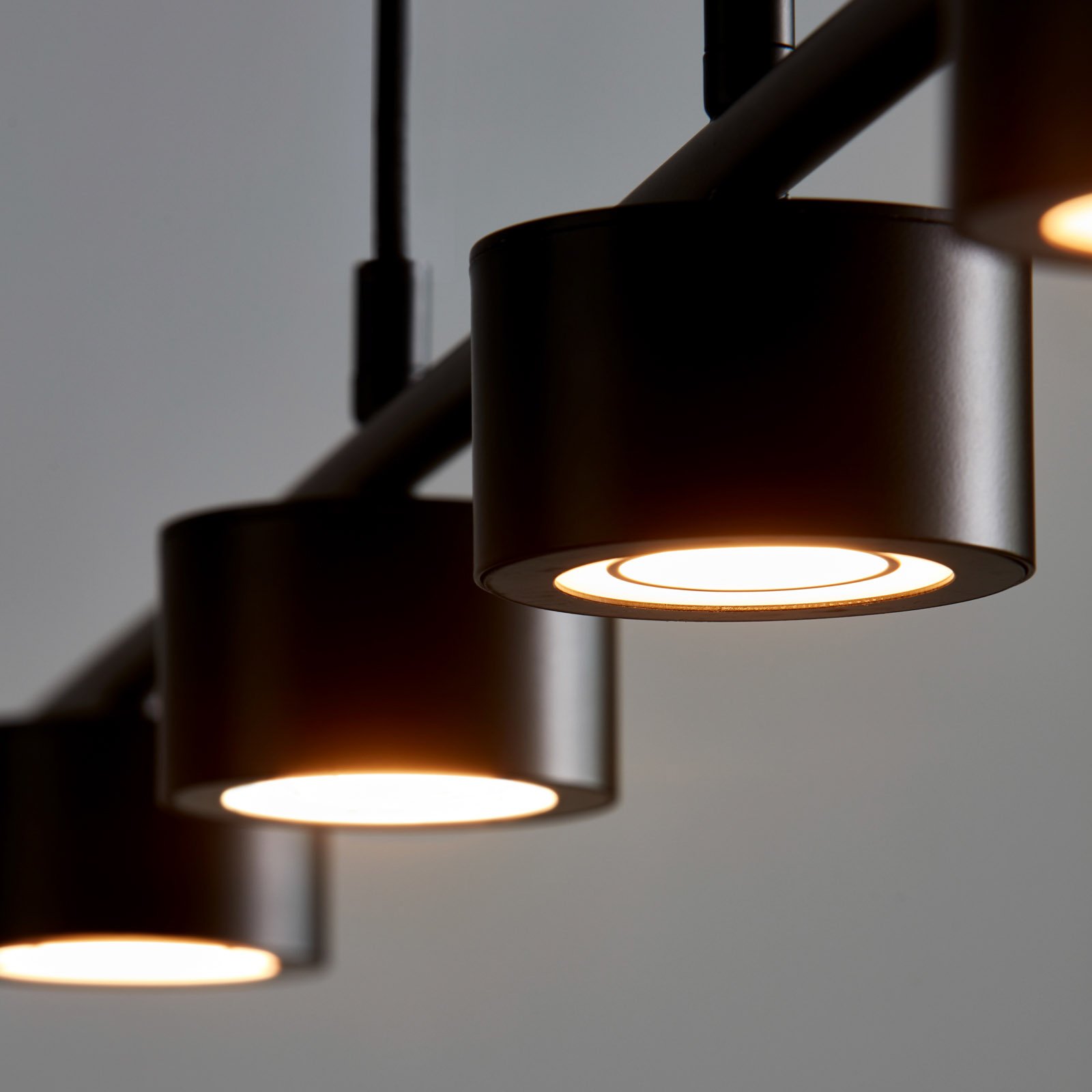 Clyde 4 LED Lámpara Colgante Long Black - Nordlux