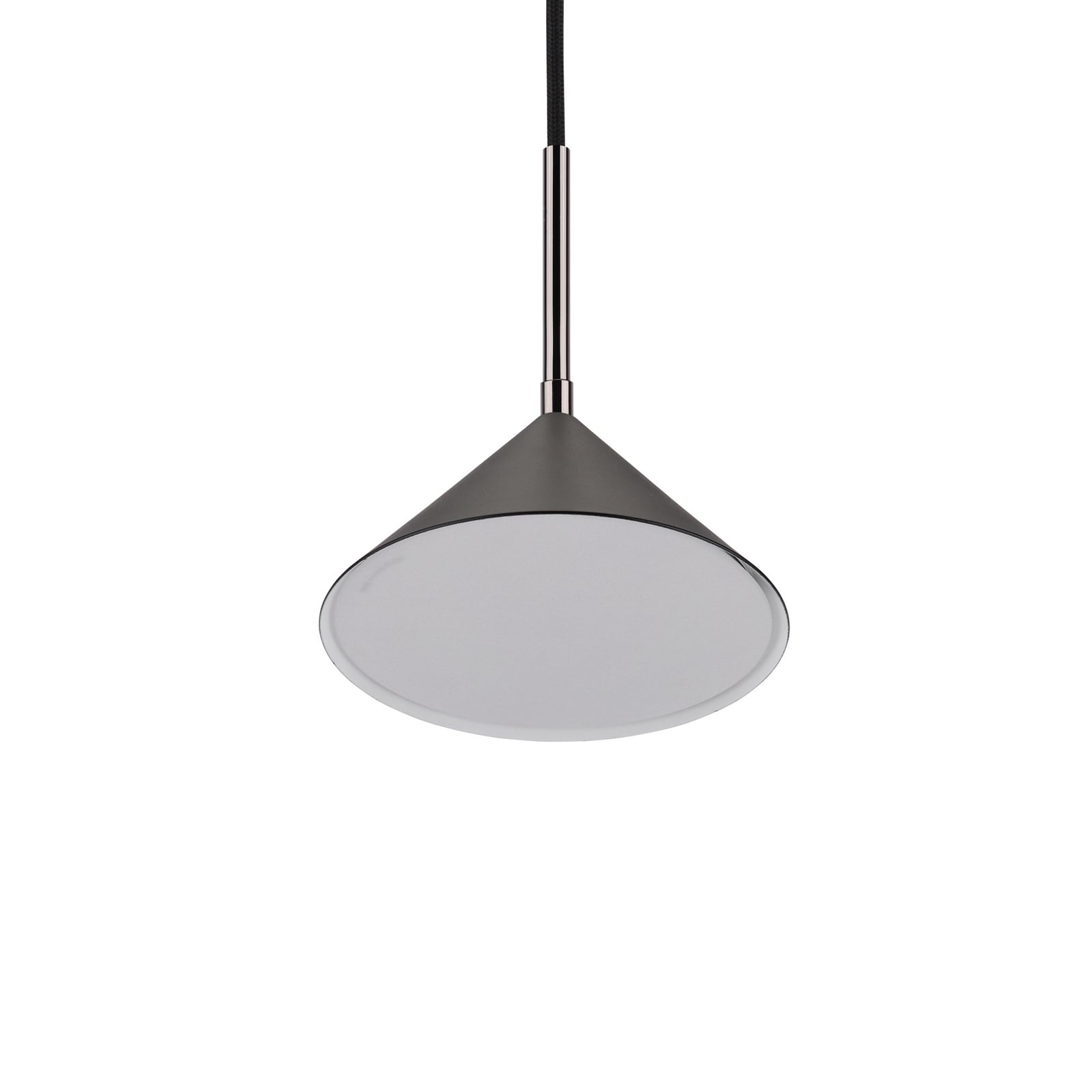 Kuro viseća lampa, Ø17 cm, crna, metal, G9 - Watt & Veke