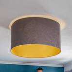 Plafondlamp Golden Roller Ø 60cm grijs/goud