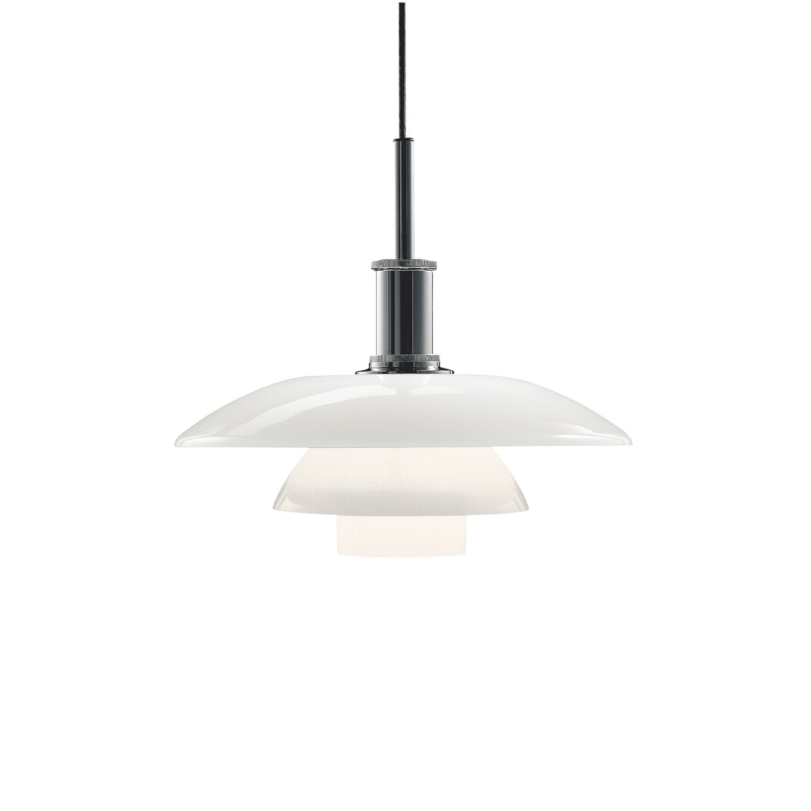 PH 4½-4 Glas Hanglamp High Lustre Chrome Plated - Louis Poulsen