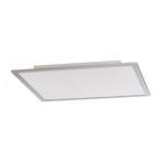 Livel LED Ceiling Lamp 4.000K 62x62 White/Silver - Lindby