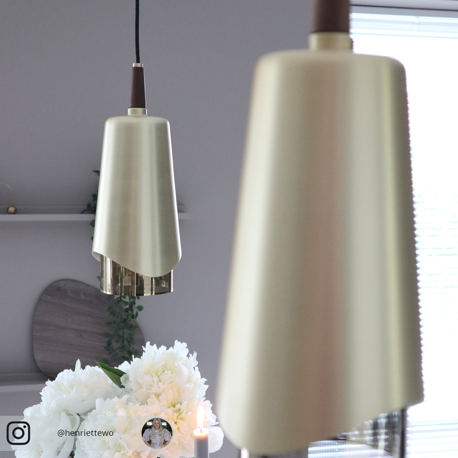 Umanoff Suspension Brass/Walnut - Audo Copenhagen