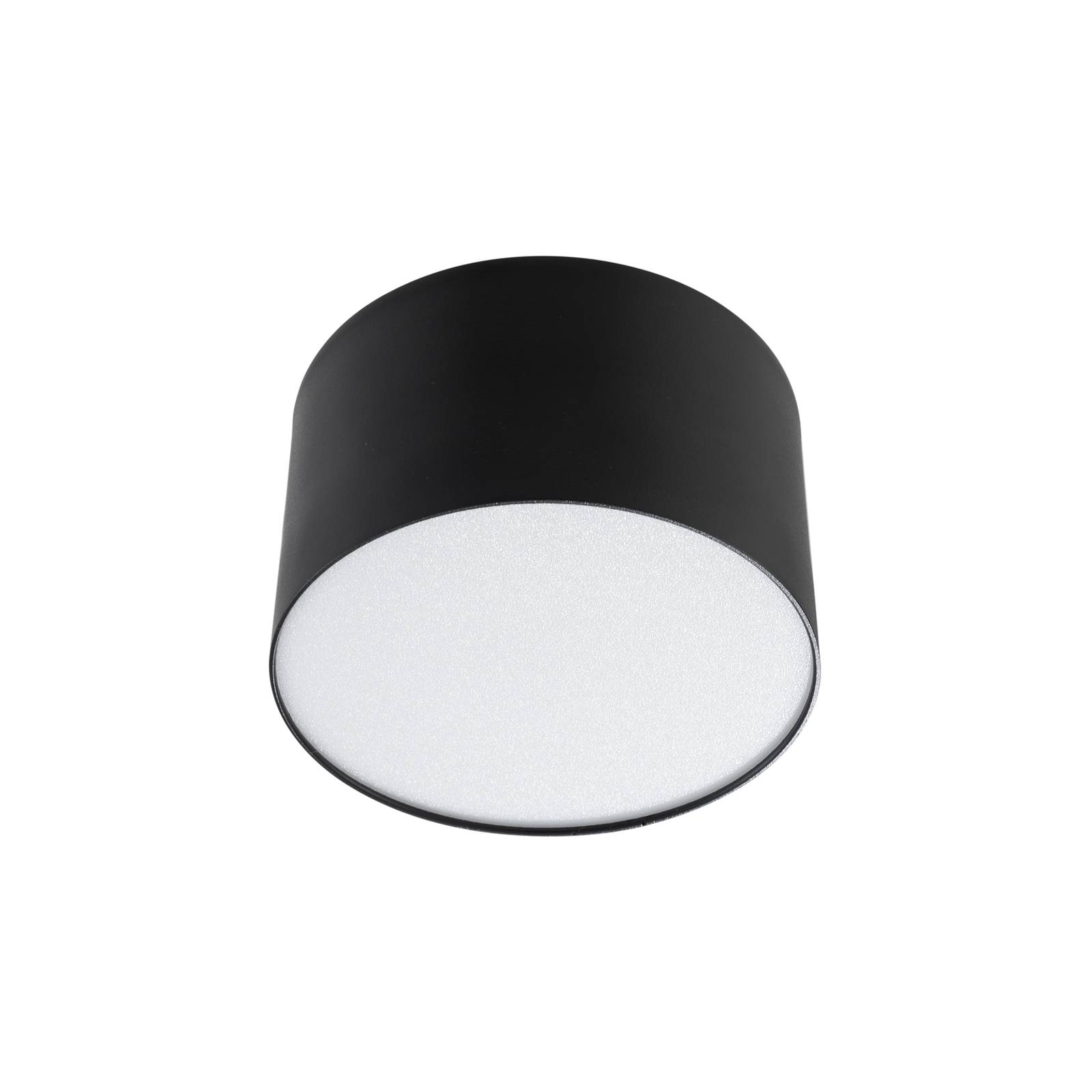 Reflektor LED Lindby Nivoria, 11 x 6,5 cm, czarny piaskowy, aluminium