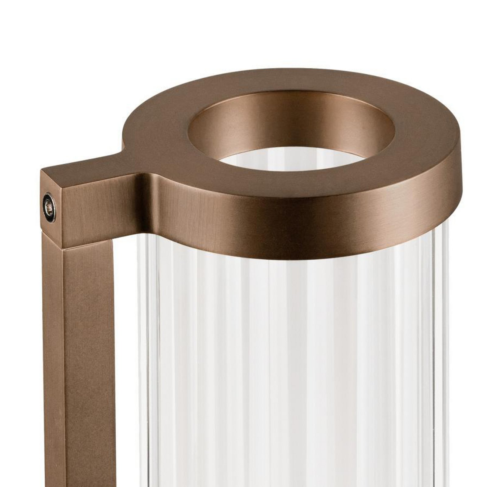 SLV LED wall lamp Quimera, copper-coloured, height 41 cm, CCT