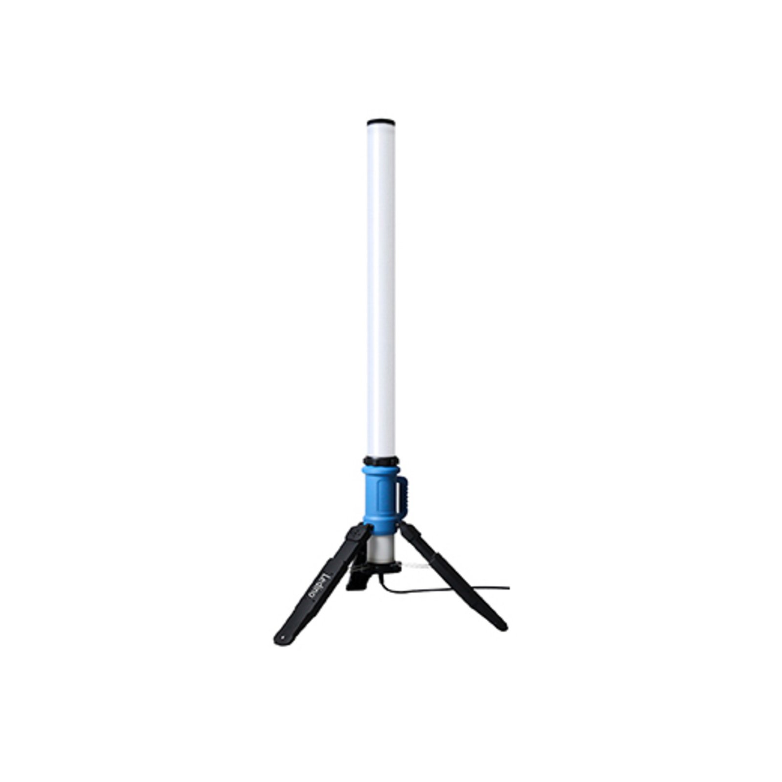 LED stĺp Rath 360° modrá/čierna 6 500 K 180 W