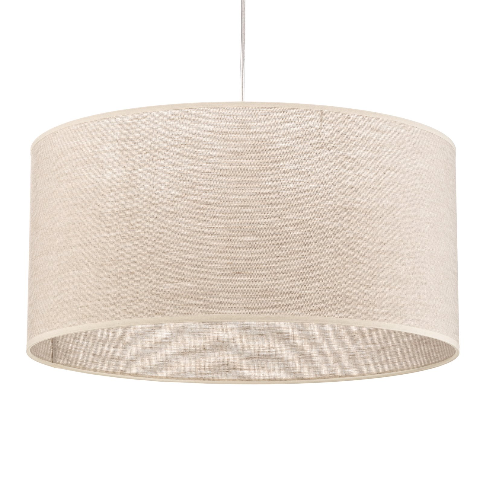 Canvas hanging light canvas lampshade Ø50cm, round