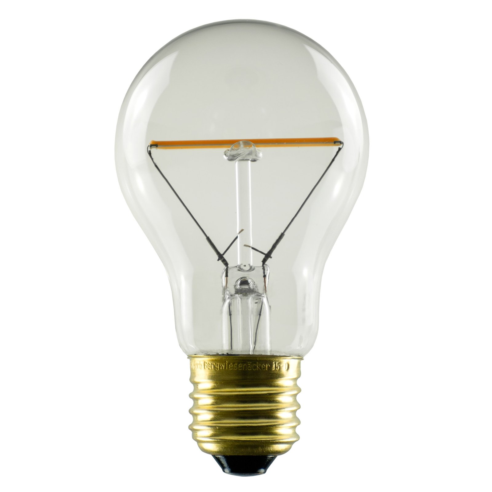 SEGULA LED-Lampe E27 A15 1,5W 2.200K dimmbar klar
