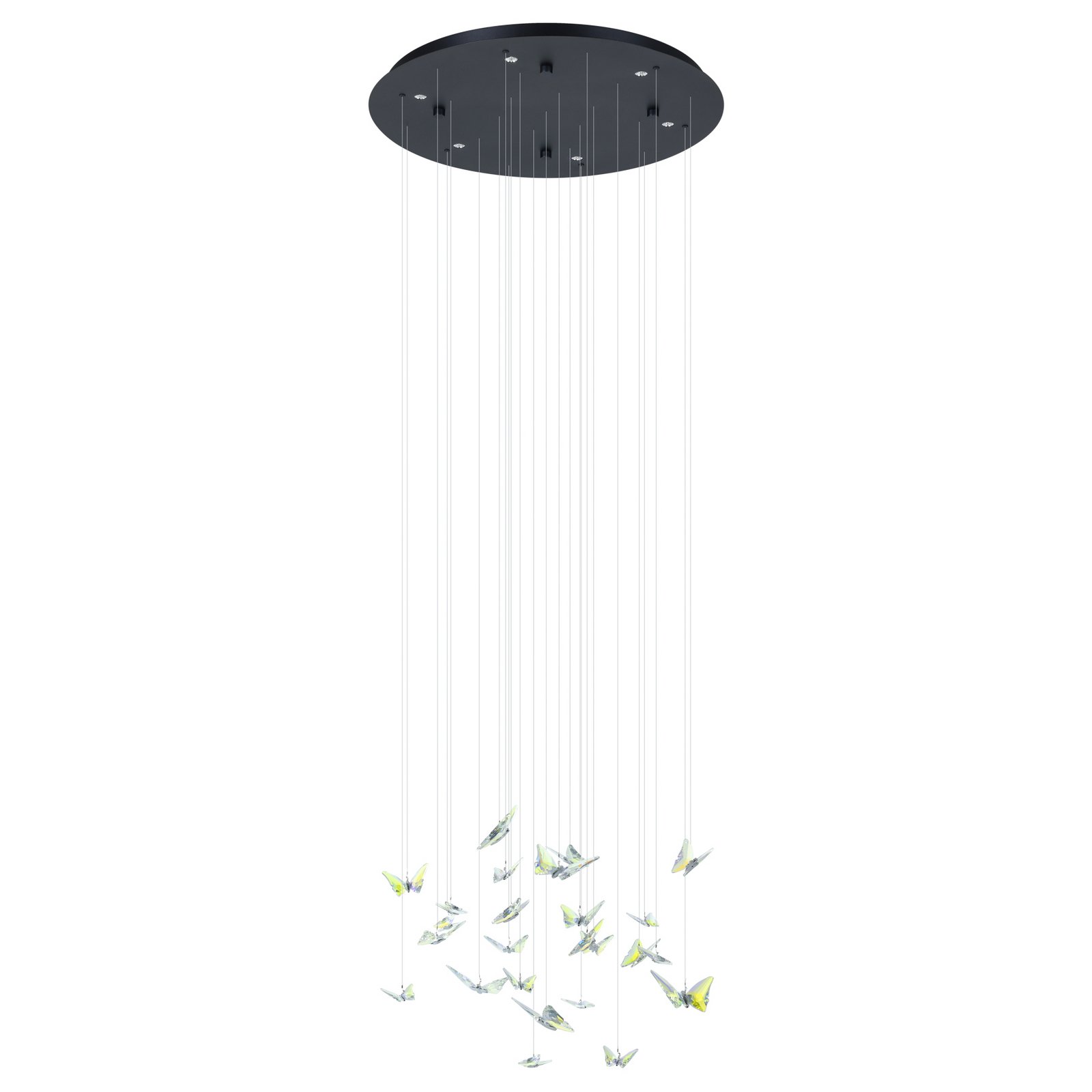 EGLO Stars Of Light LED pendant light Adrados, round, 6-bulb