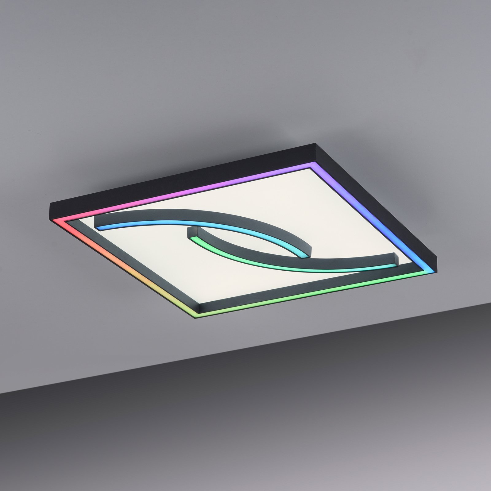 "Serpent LED" lubinis šviestuvas, reguliuojamas, RGBW, kvadratinis