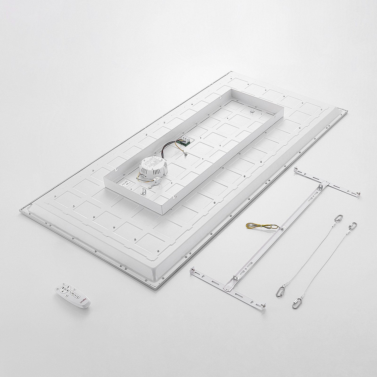 Lindby LED-Panel Stenley, CCT, 120 cm x 60 cm, dimmbar