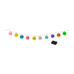 LED lichtketting op zonne-energie Mimi, veelkleurig, 6 m, kunststof, 10-lamps