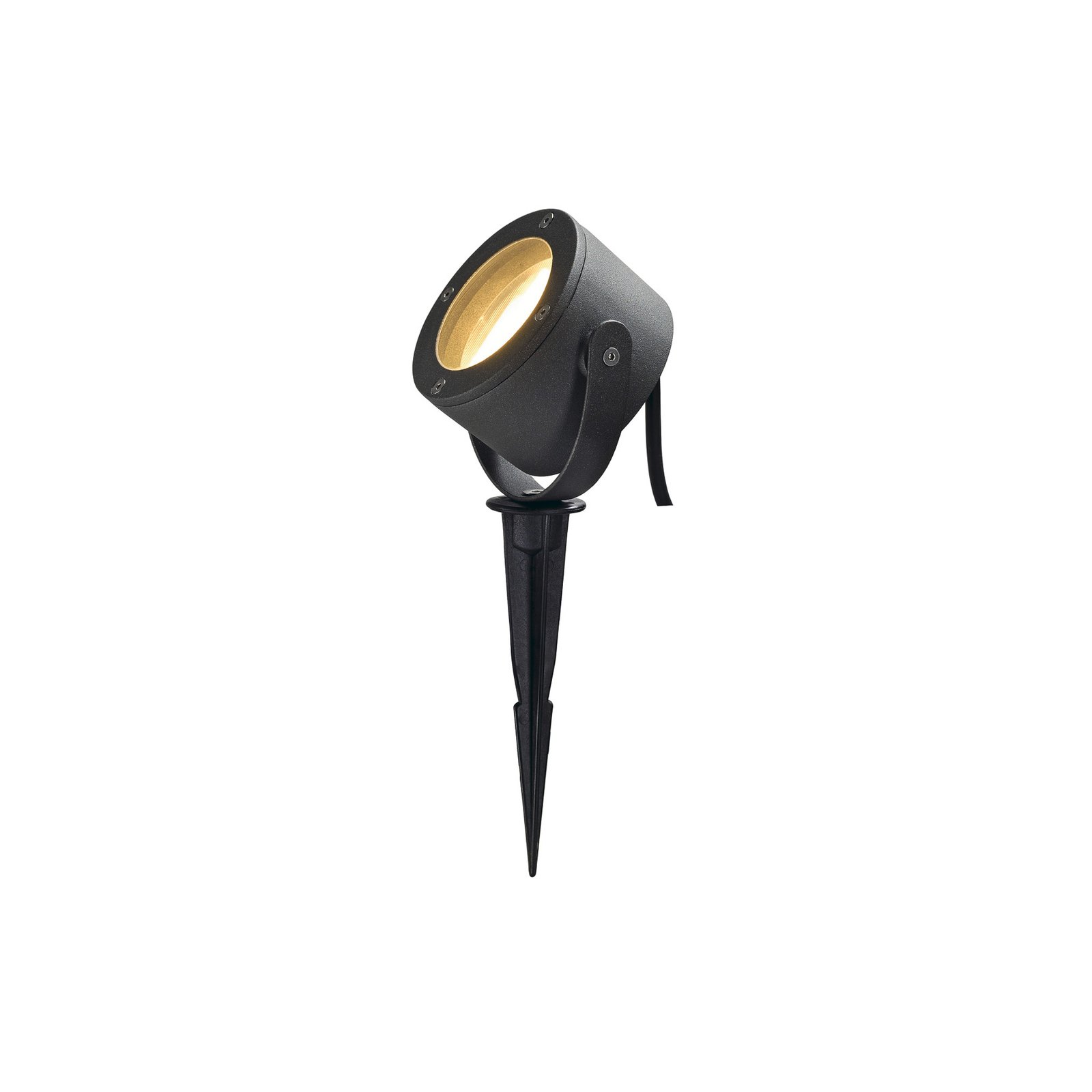 SLV Sitra markspettspotlight, antracit, aluminium, höjd 12 cm