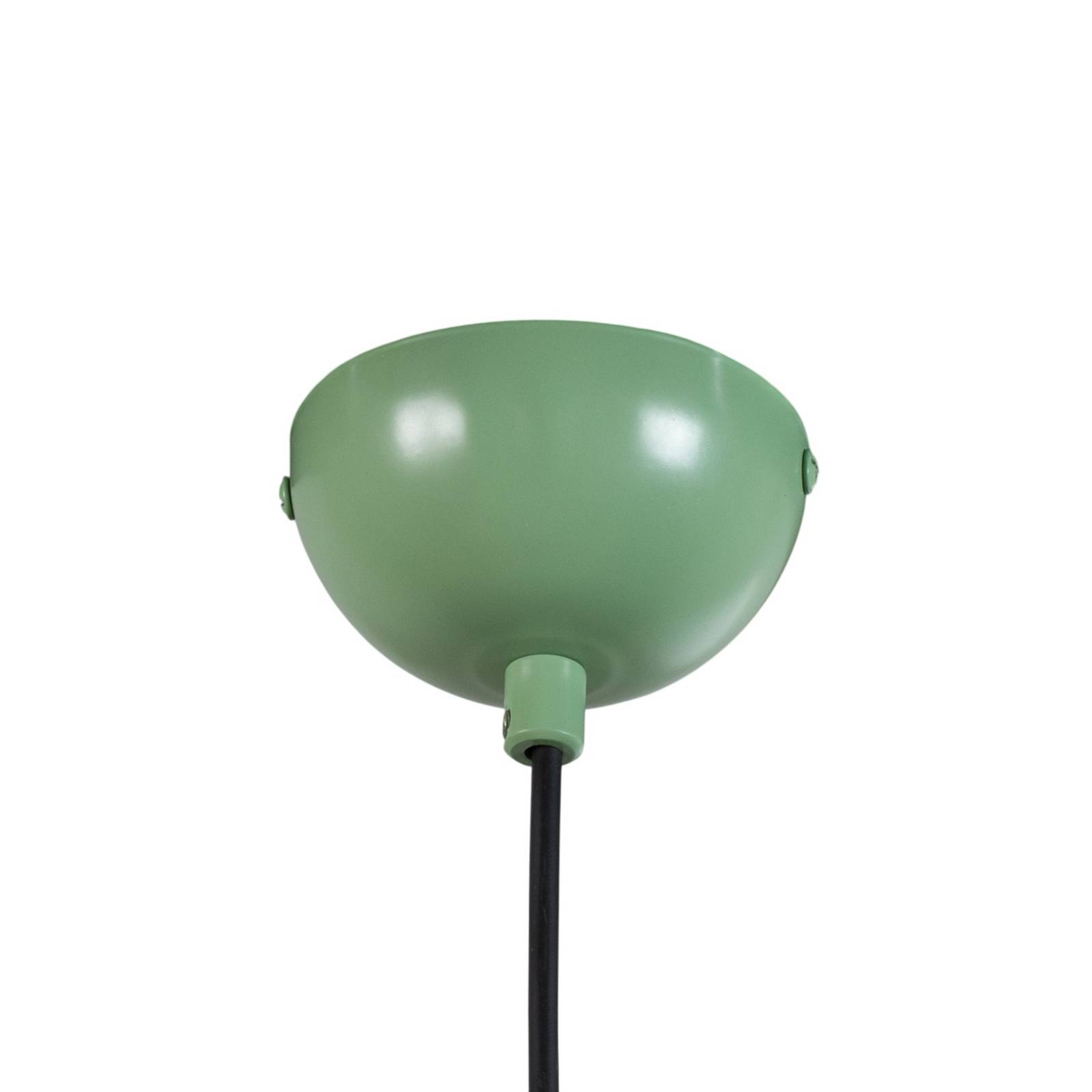 Lampa wisząca Kure, miętowo-zielona, metal, Ø 40 cm E27