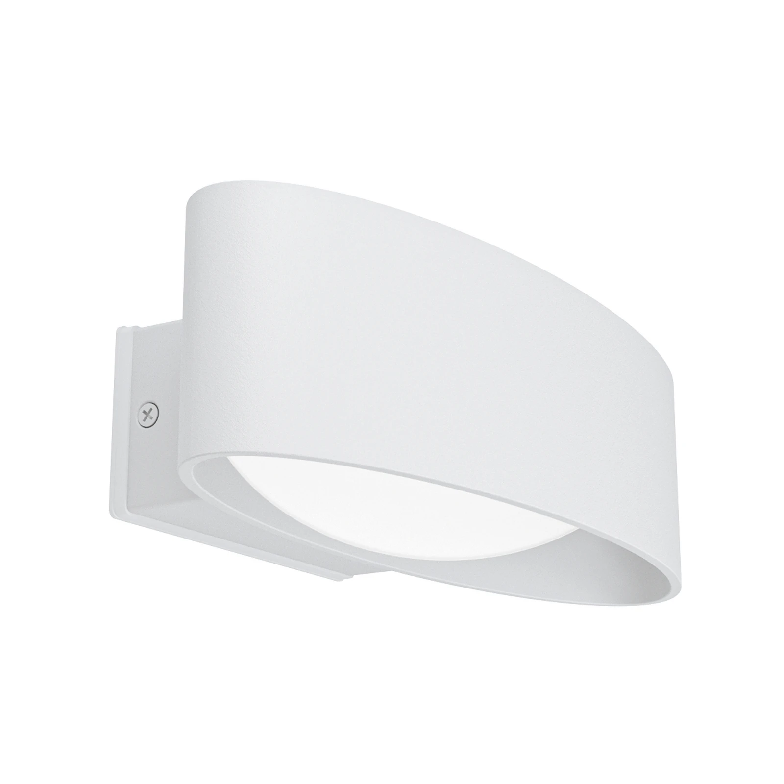 Chinoa LED kültéri falilámpa, fehér, szélesség 27 cm, fém