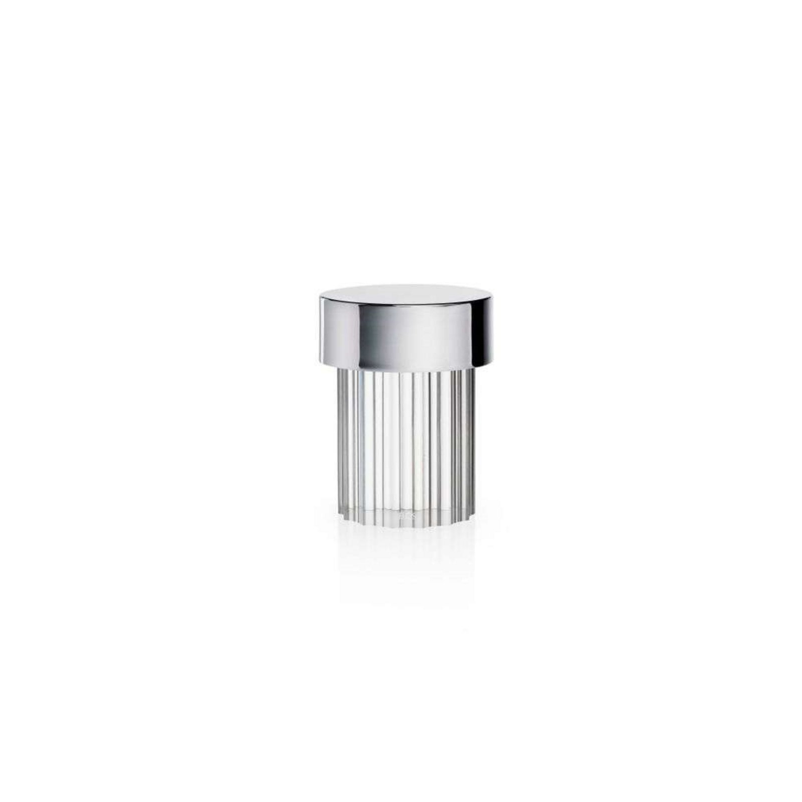 Last Order Fluted Portable Lampada da Tavolo Polished Inox - Flos