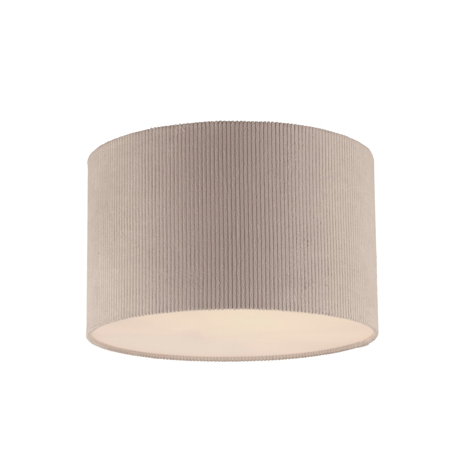 JUST LIGHT. Green Duro taklampe, tekstil, beige