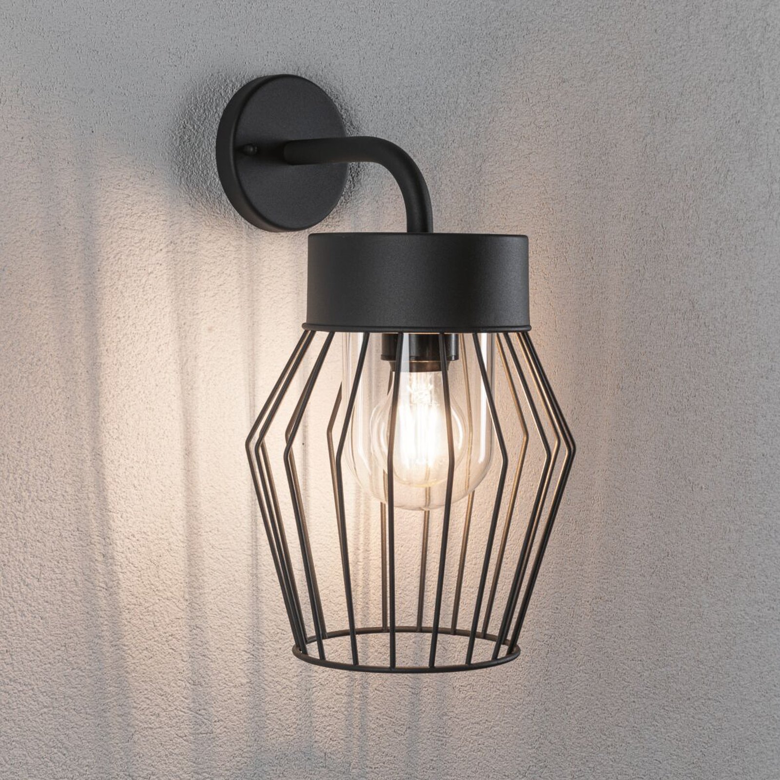 Lanka Outdoor Wall Lamp SWR Anthracite - Paulmann