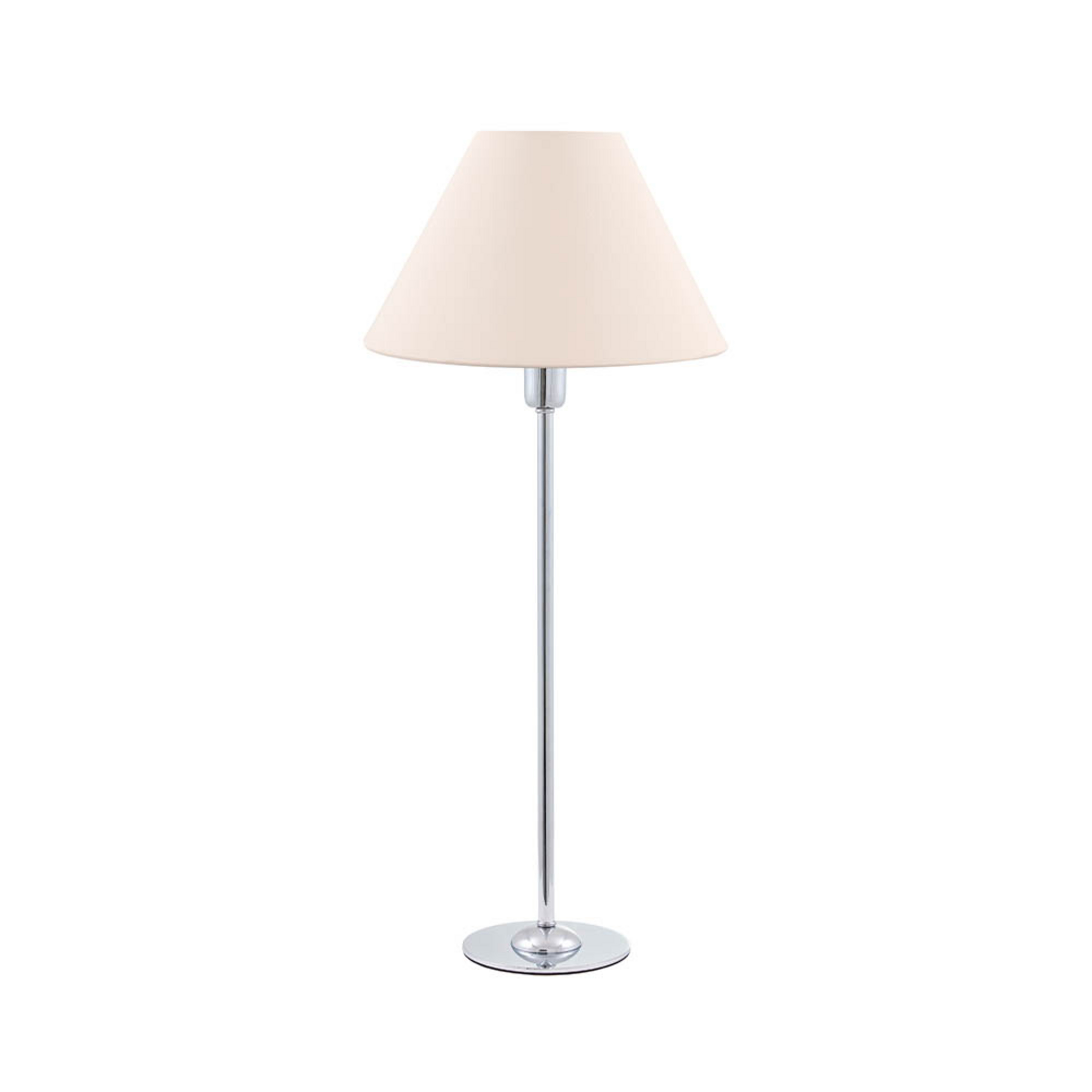 Iris 45 Lampe de Table Chrome/Cream - Globen Lighting