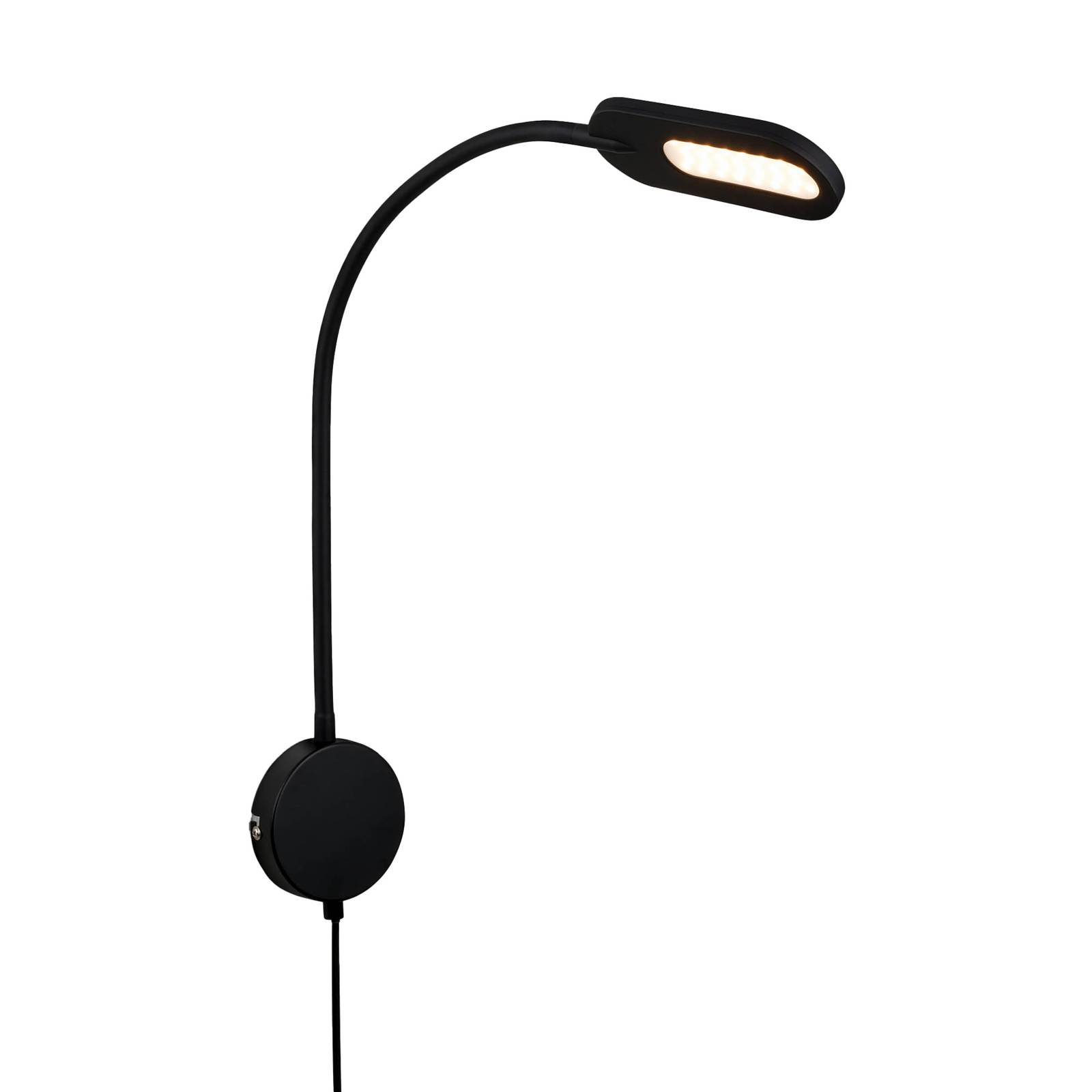LED-Wandleuchte 2177015 mit Dimmer, schwarz