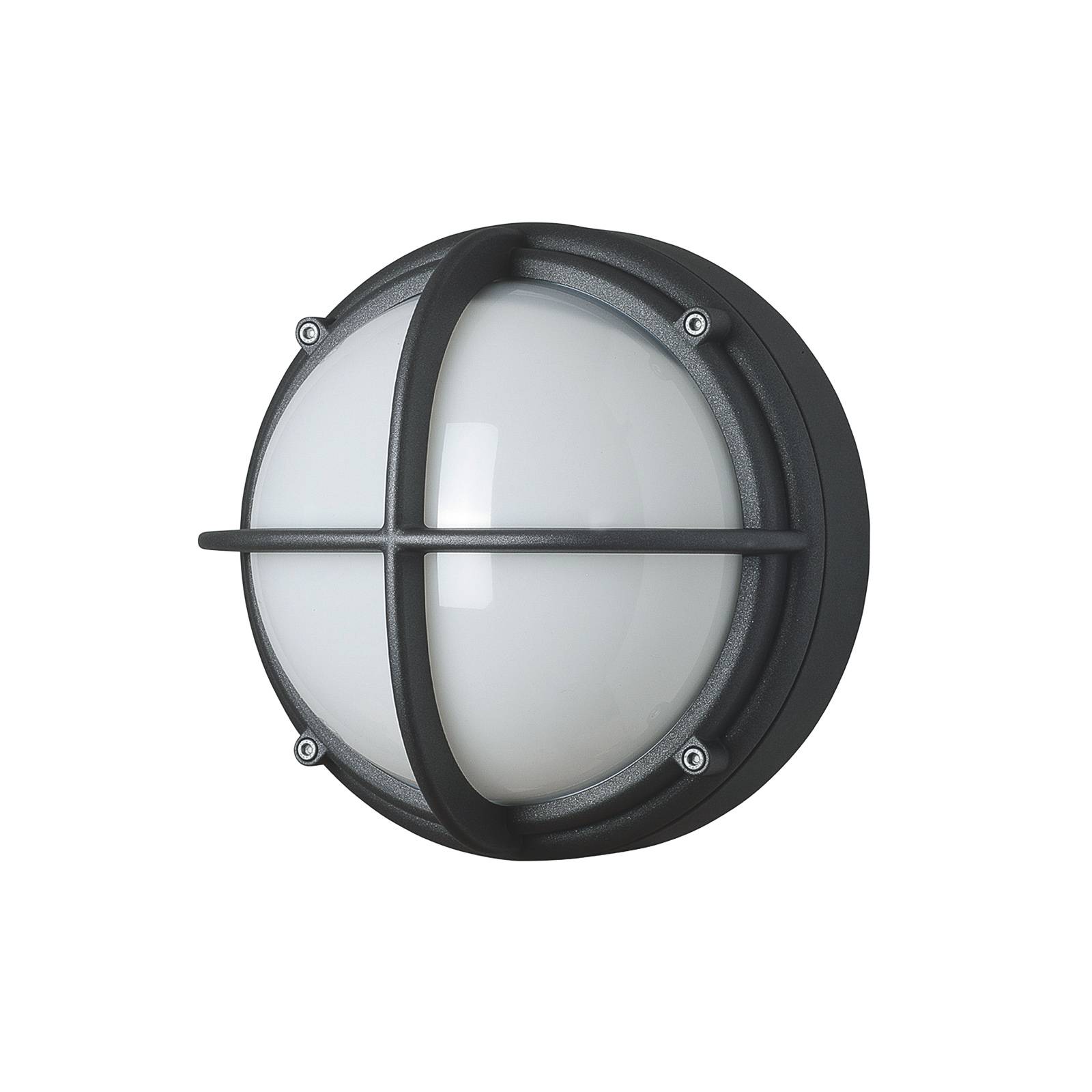 Louis Poulsen Skot LED wall light graphite/opal, aluminium, glass, 6.5 W