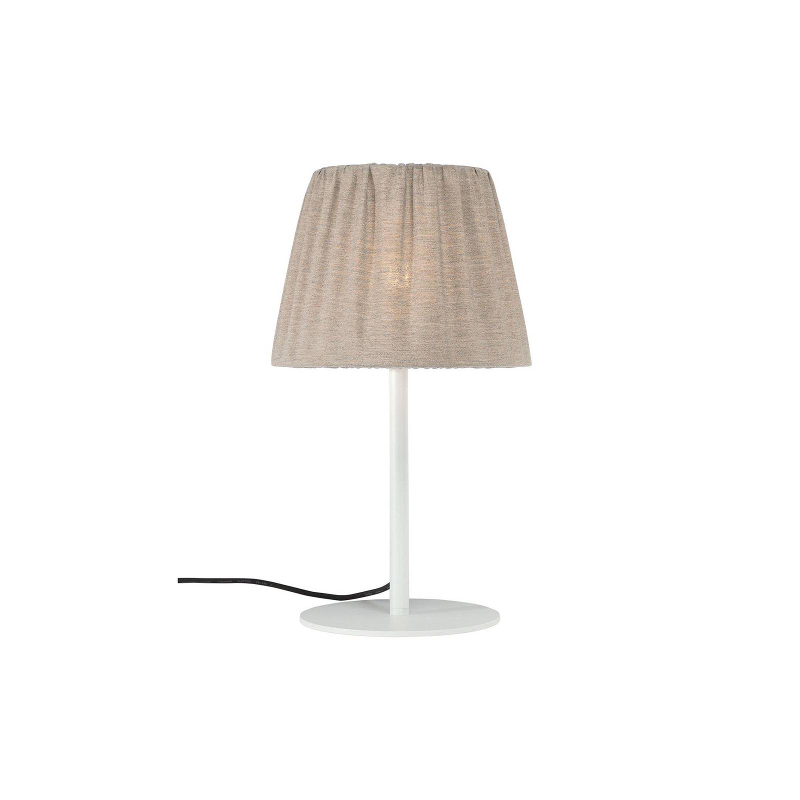 PR Home udendørs bordlampe Agnar hvid/brun 57 cm
