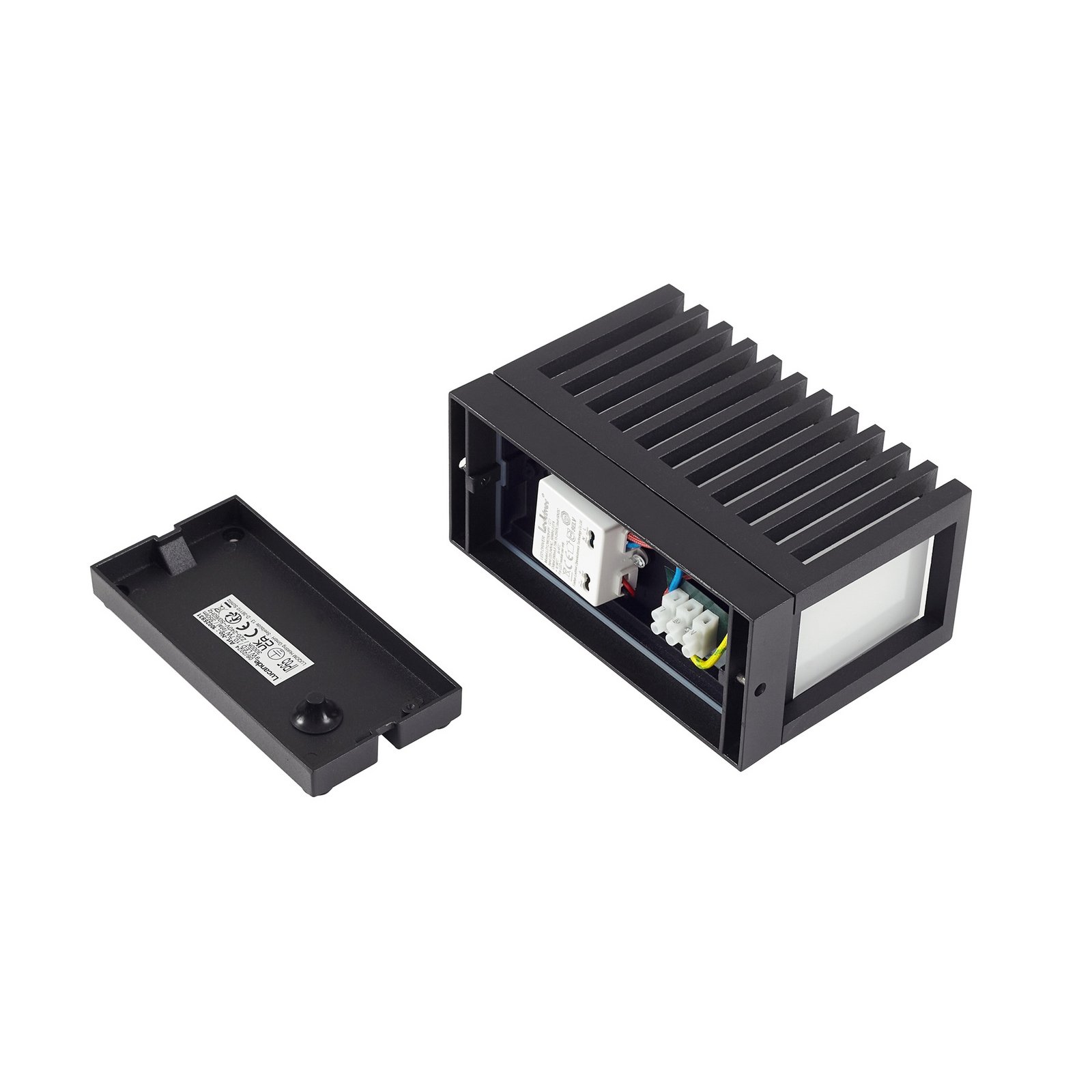 Ariza LED Outdoor Wall Lamp Black - Lucande