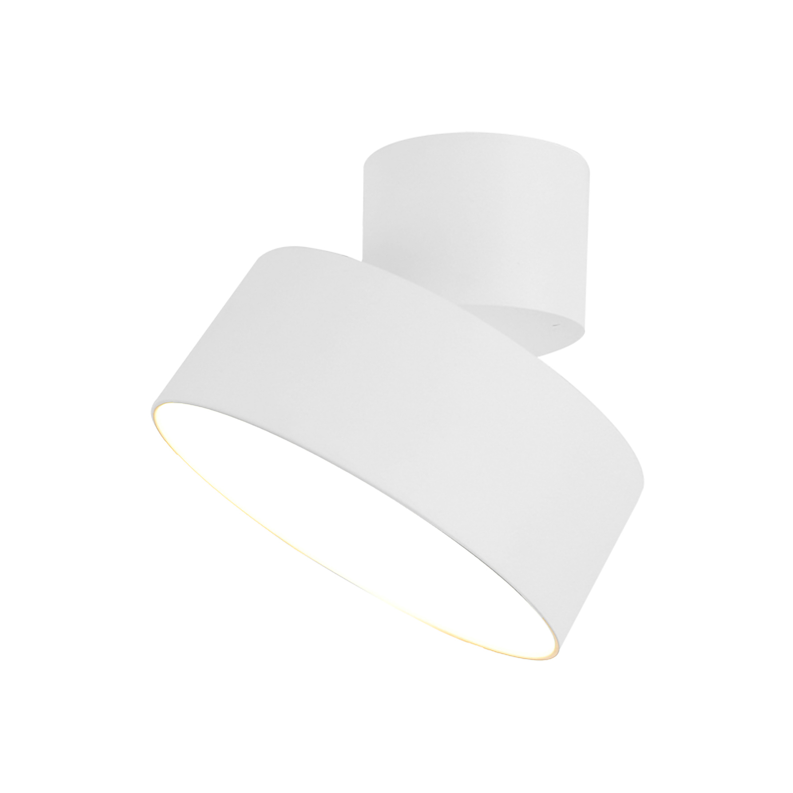 Projetor LED Lindby Nivoria, branco, conjunto de 2, giratório