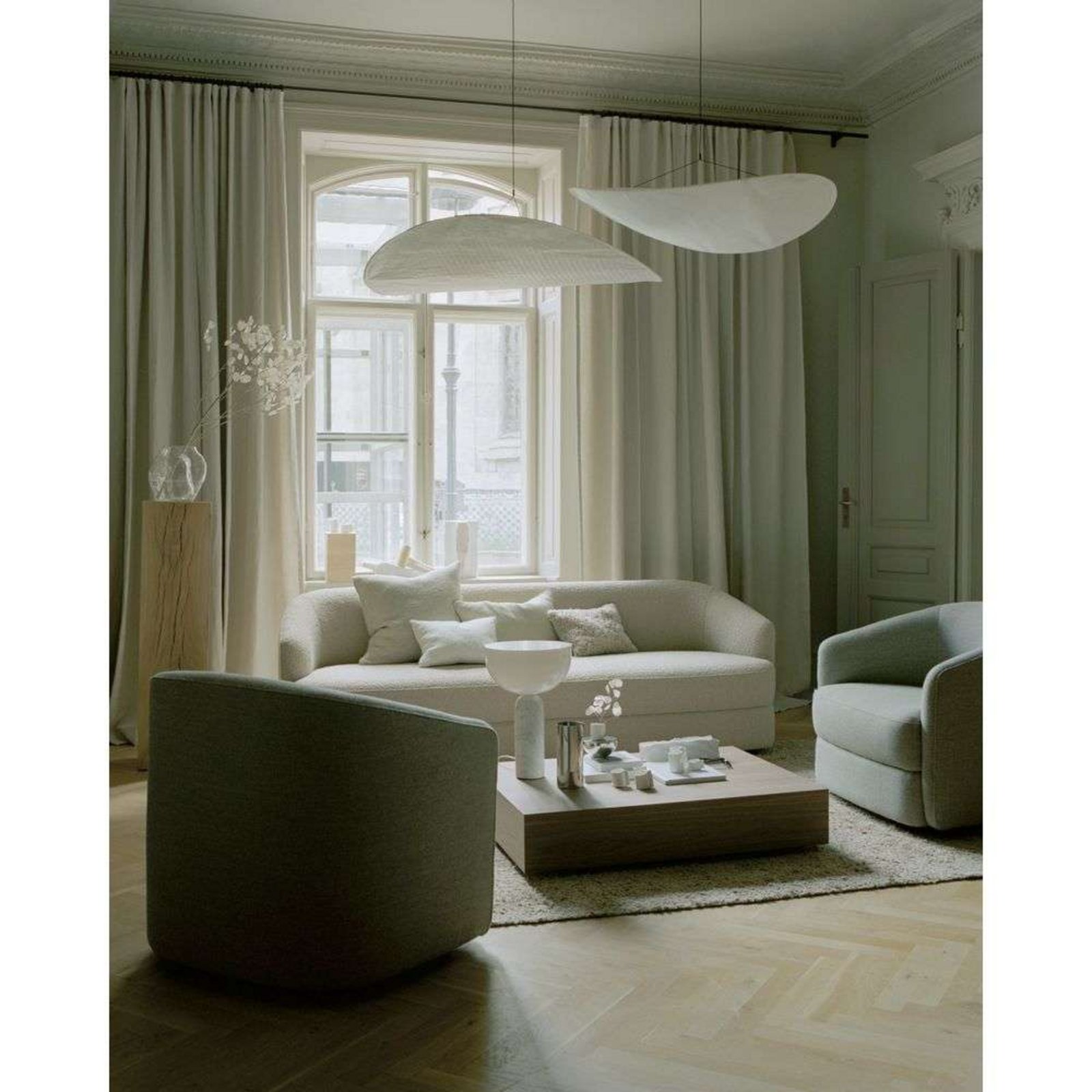 Tense Lampada a Sospensione Ø120 White - New Works