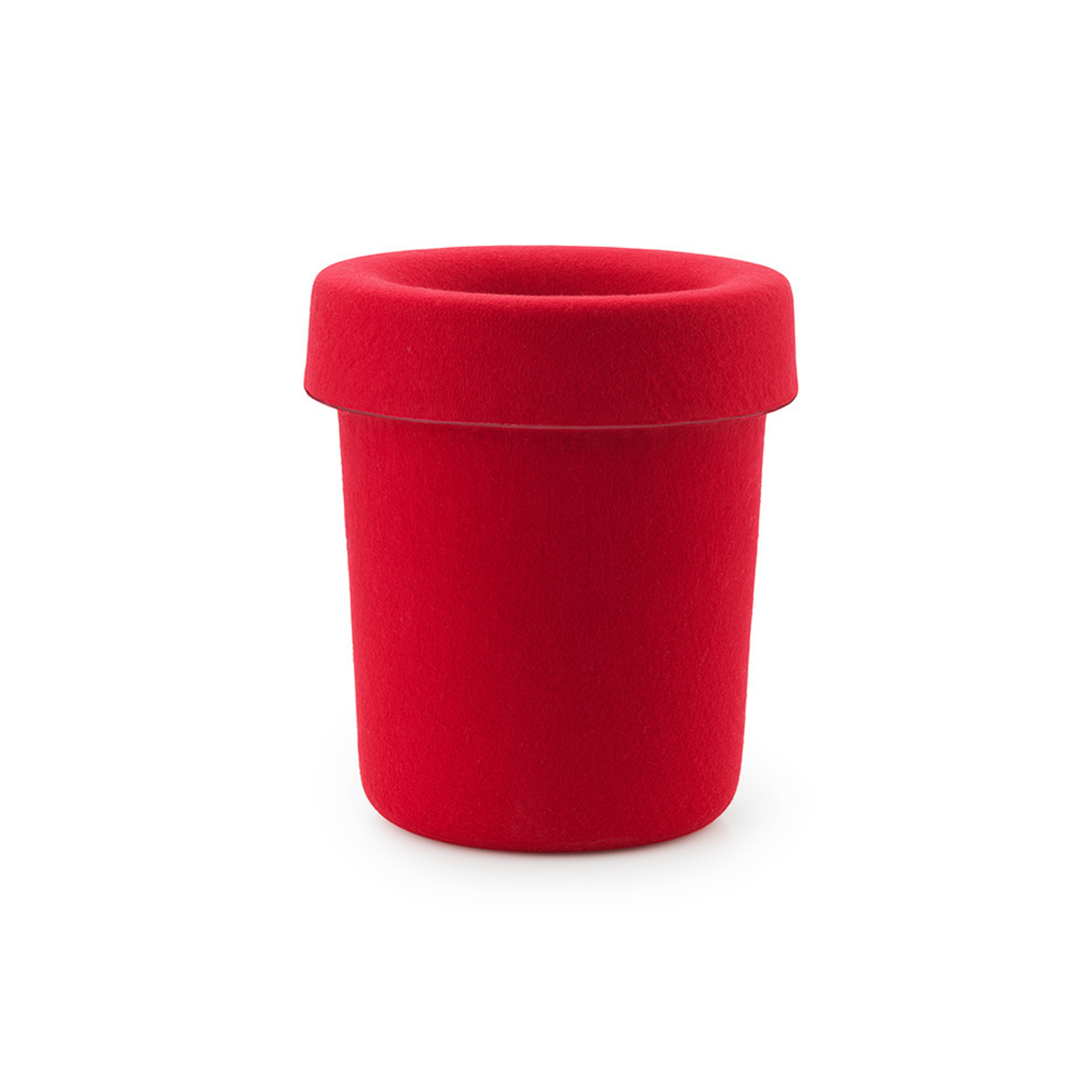 Papirkurv Hide, lys rød, høyde 36 cm - Normann Copenhagen