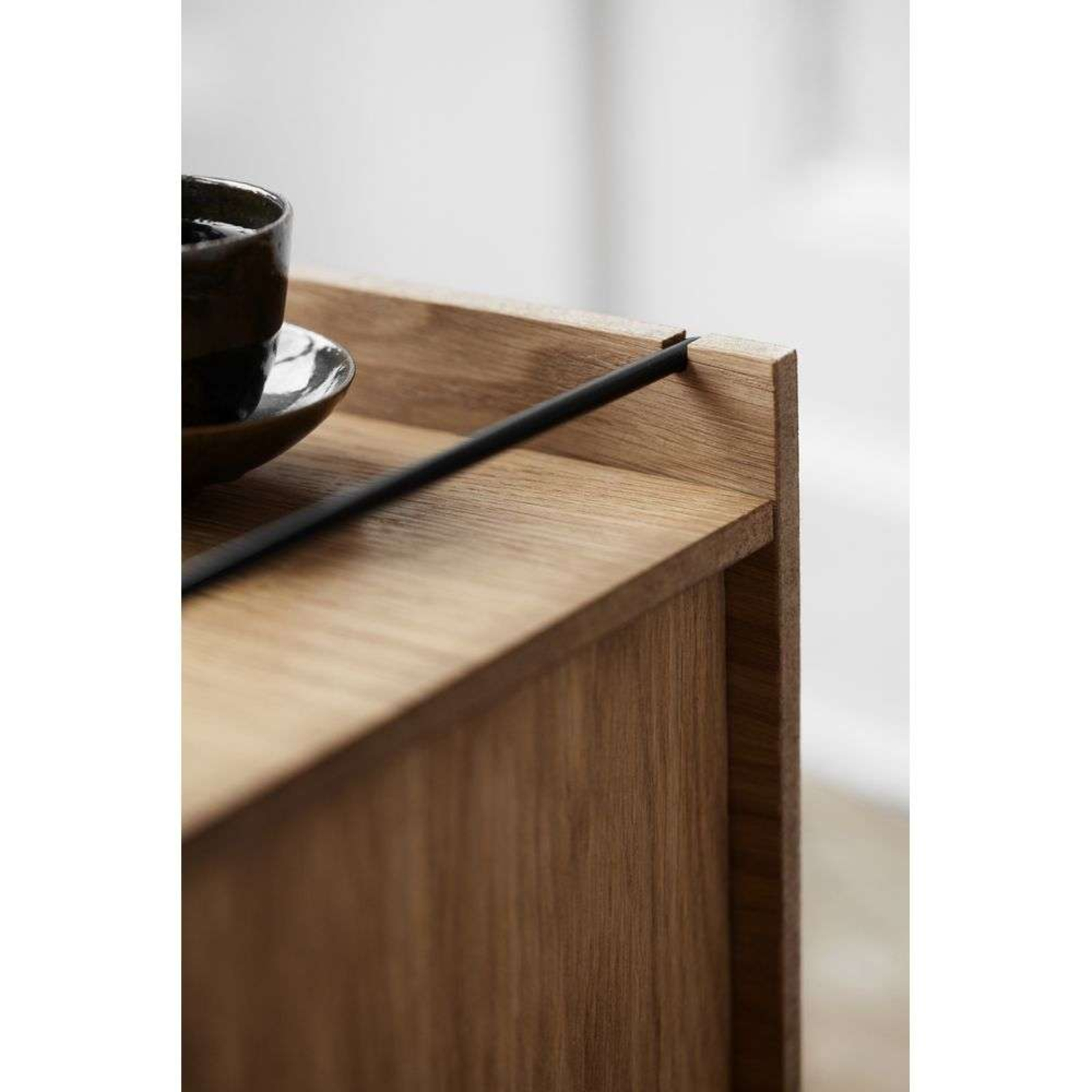 Lid Storage Box Smoked Oak - Moebe