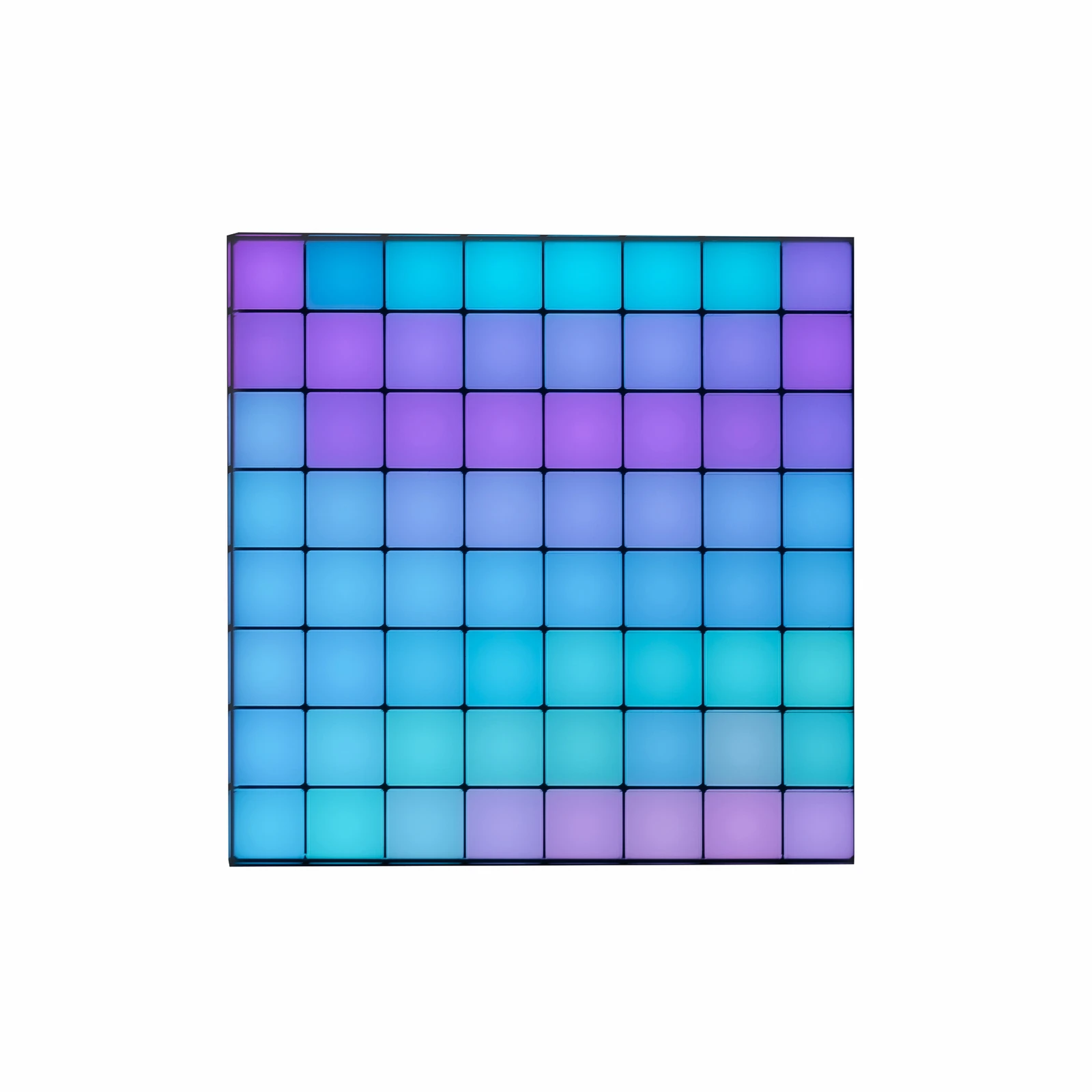 Twinkly RGB-firkanter svart 1-delt startsett USB-C