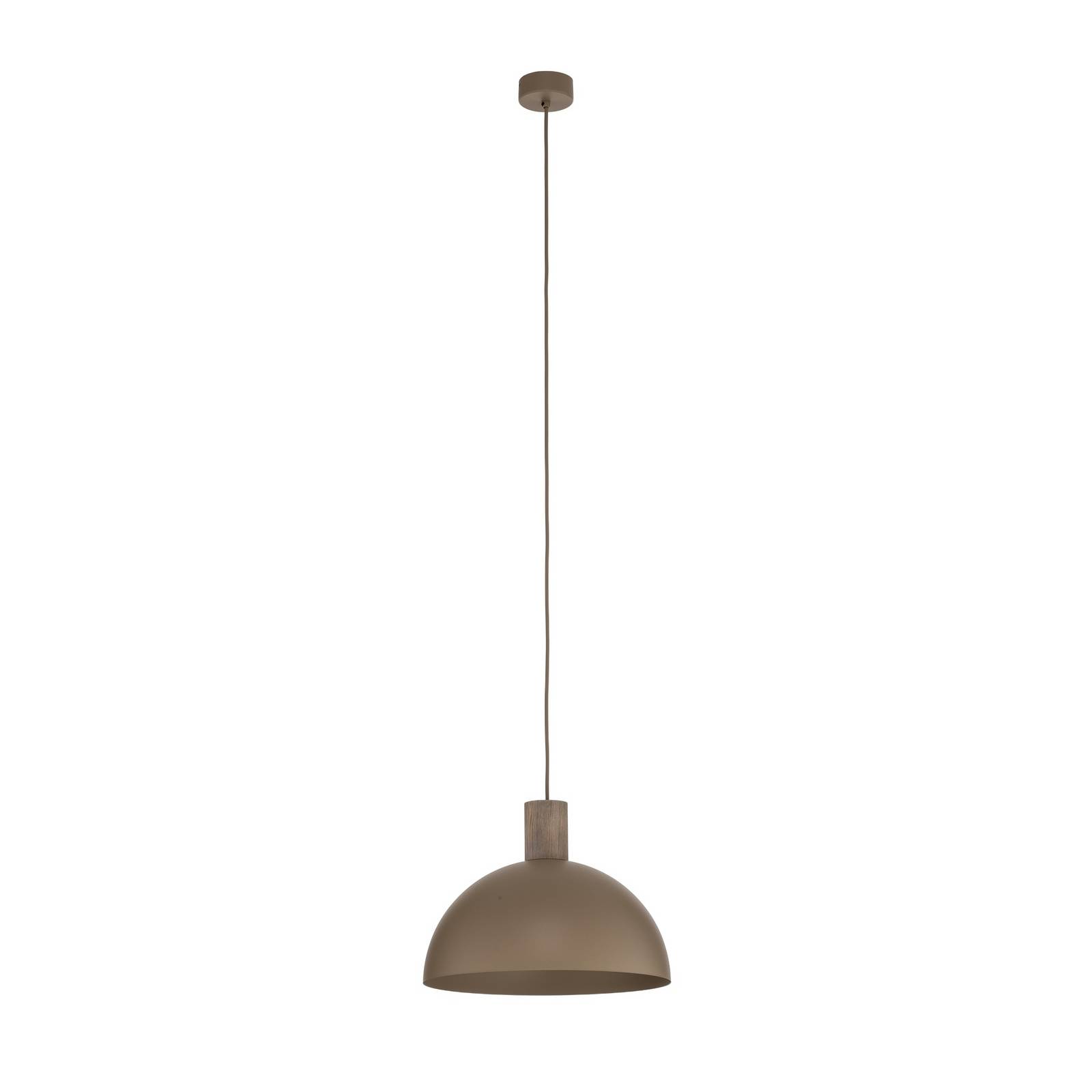 Żyrandol Oslo, kolor piaskowy, metal, Ø 34 cm, E27