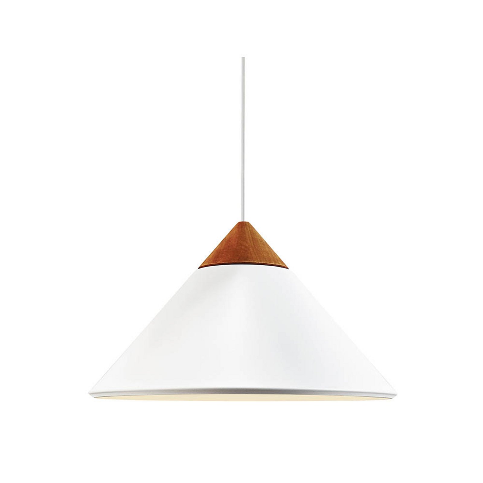 Pendellampe Kinto, weiß, Ø 40 cm, Metall