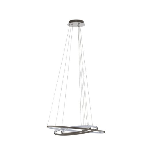 Lampa wisząca Ezana nikiel 3 Step - Lucande