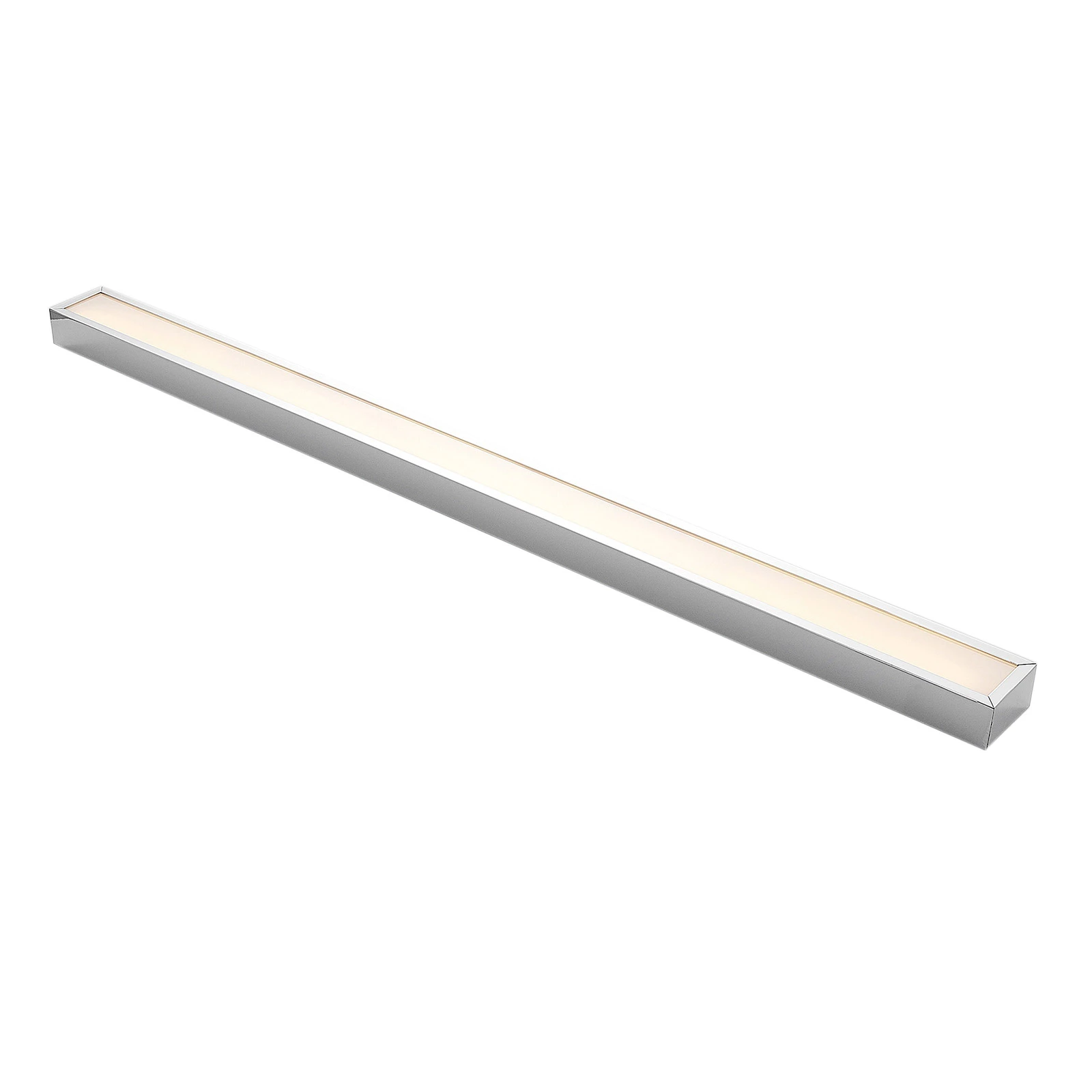 Lindby LED стенно осветление за баня Layan, 120 cm, хром, метал