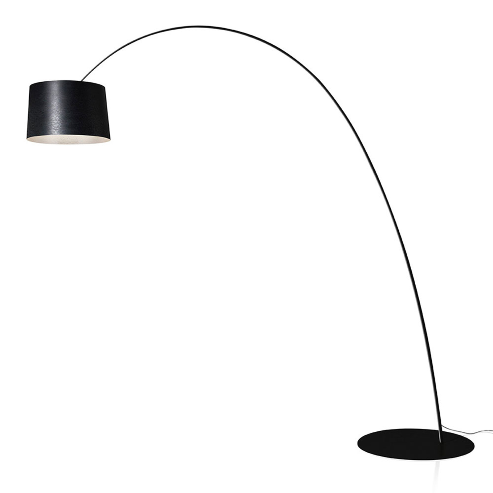 Foscarini Twiggy Elle MyLight -lattiavalo, musta