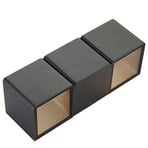Niclas Square LED Outdoor Wall Lamp Dark Grey - Lindby