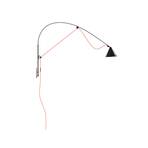 candeeiro de parede LED midgard AYNO L, preto/laranja, 3.000 K 130 cm