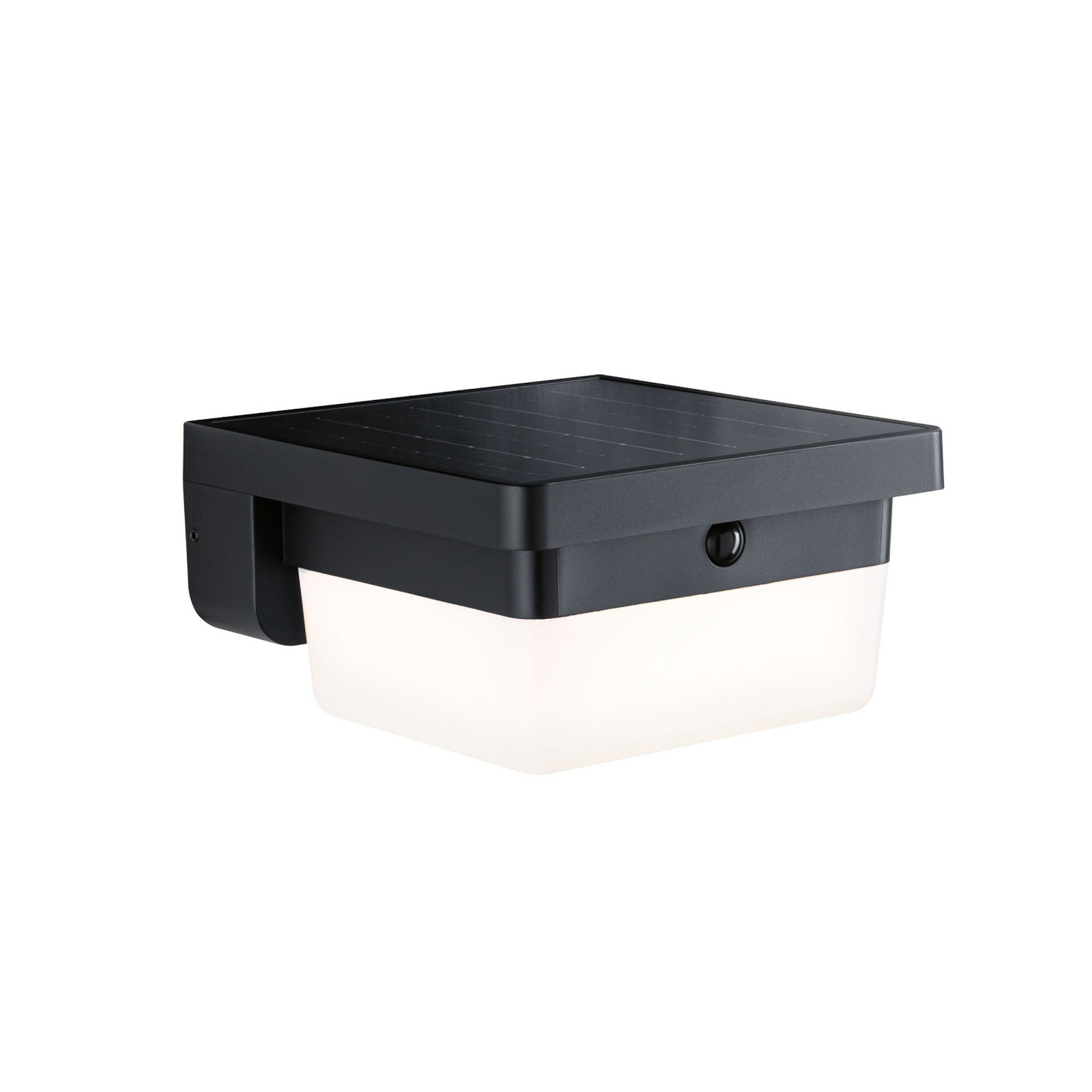 Paulmann LED sienas lampa „Isleen“, 230 V + Solar, melna, 16 cm Paulmann LED sienas lampa „Isleen“, 230 V + Solar, melna, 16 cm