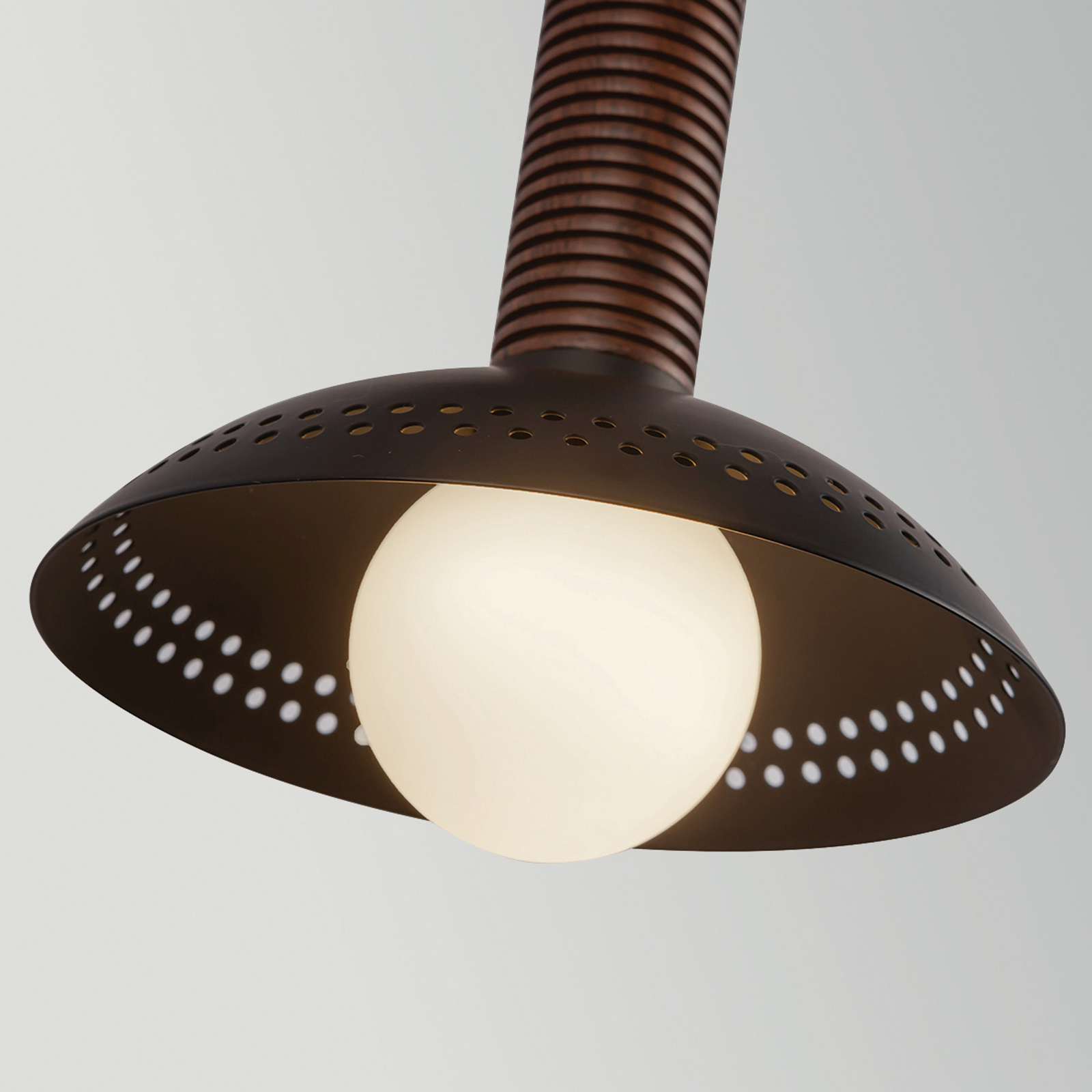 Kinkiet LED Arden, czarny matowy, wysokość 36 cm, metal, ściemniany Kinkiet LED Arden, czarny matowy, wysokość 36 cm, metal, ściemniany
