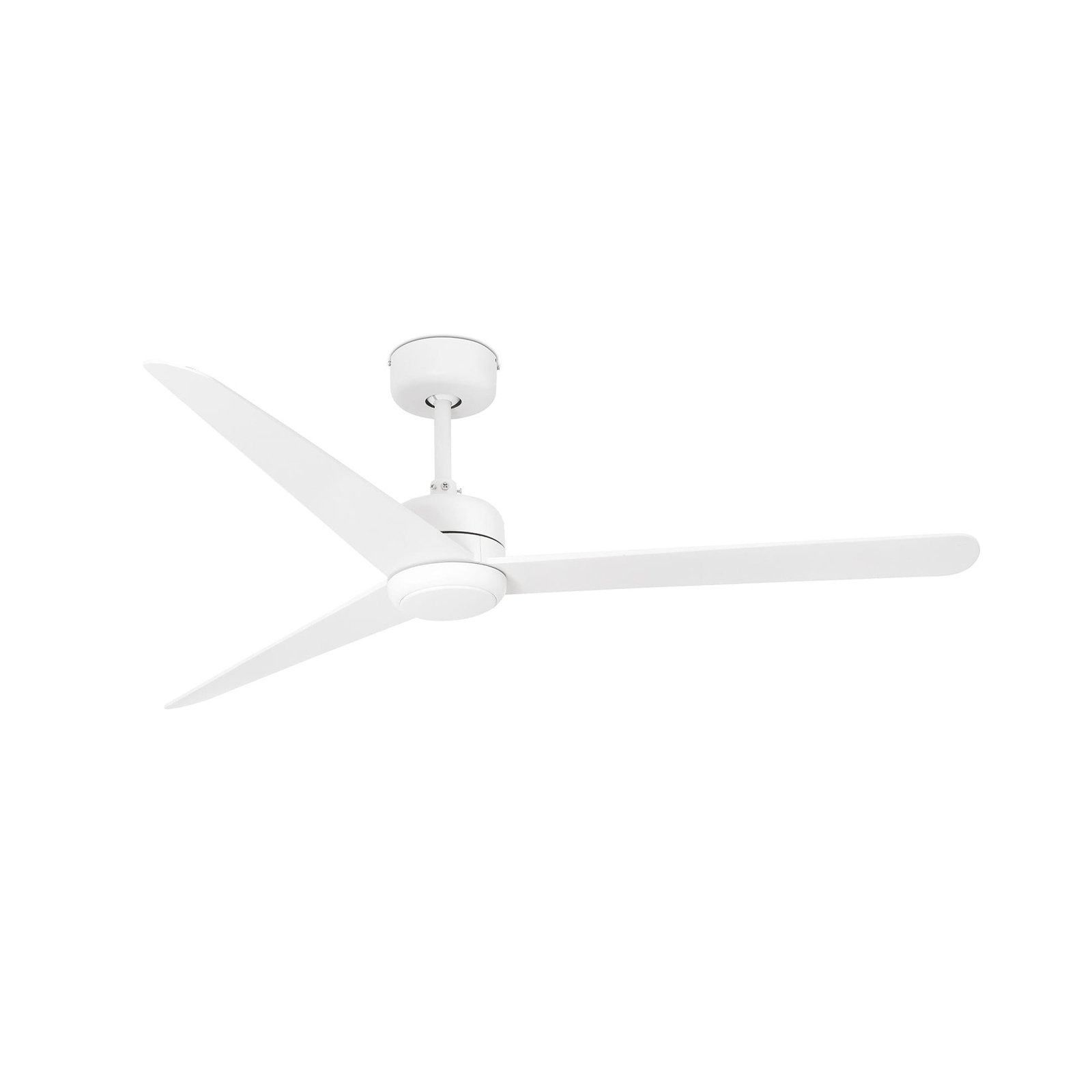 Nuu ceiling fan, three blades, white