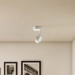 Lindby Strahler Jyla, weiß, Linse, 4.200 K, Ø 8 cm, GX53