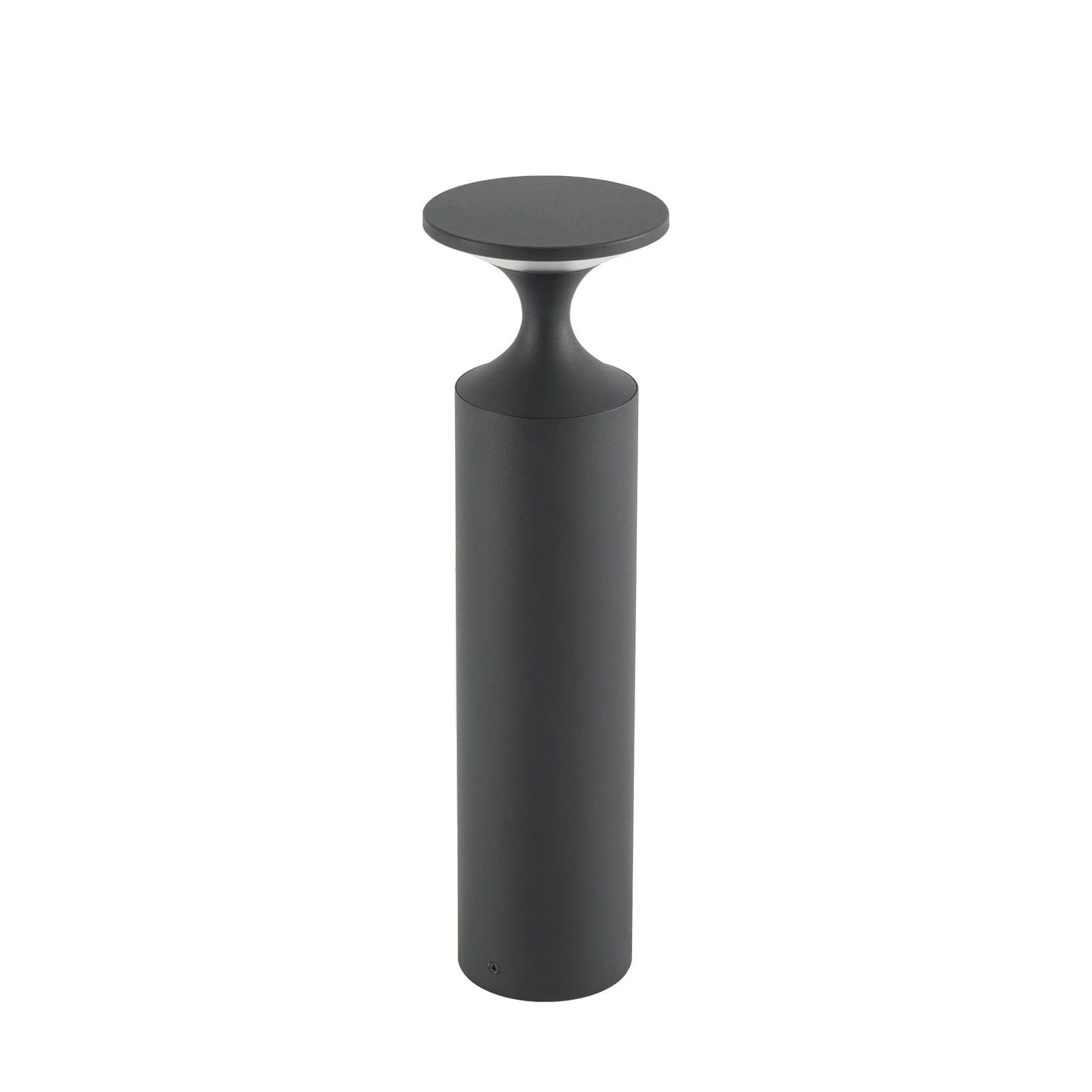Lucande LED-väglampa Navor, höjd 50 cm, svart, IP65