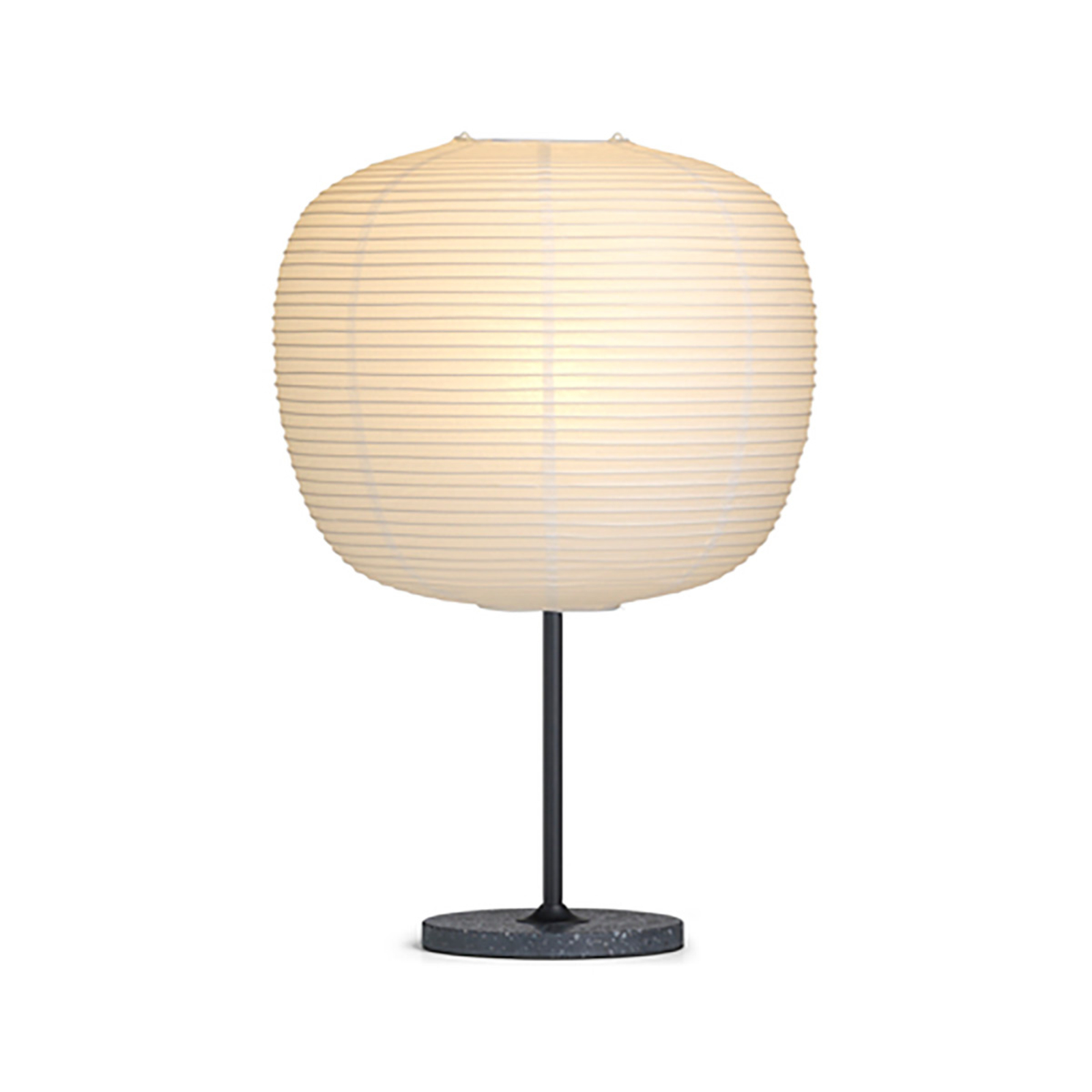 HAY Common Table kap Peach voet zwart/terrazzo