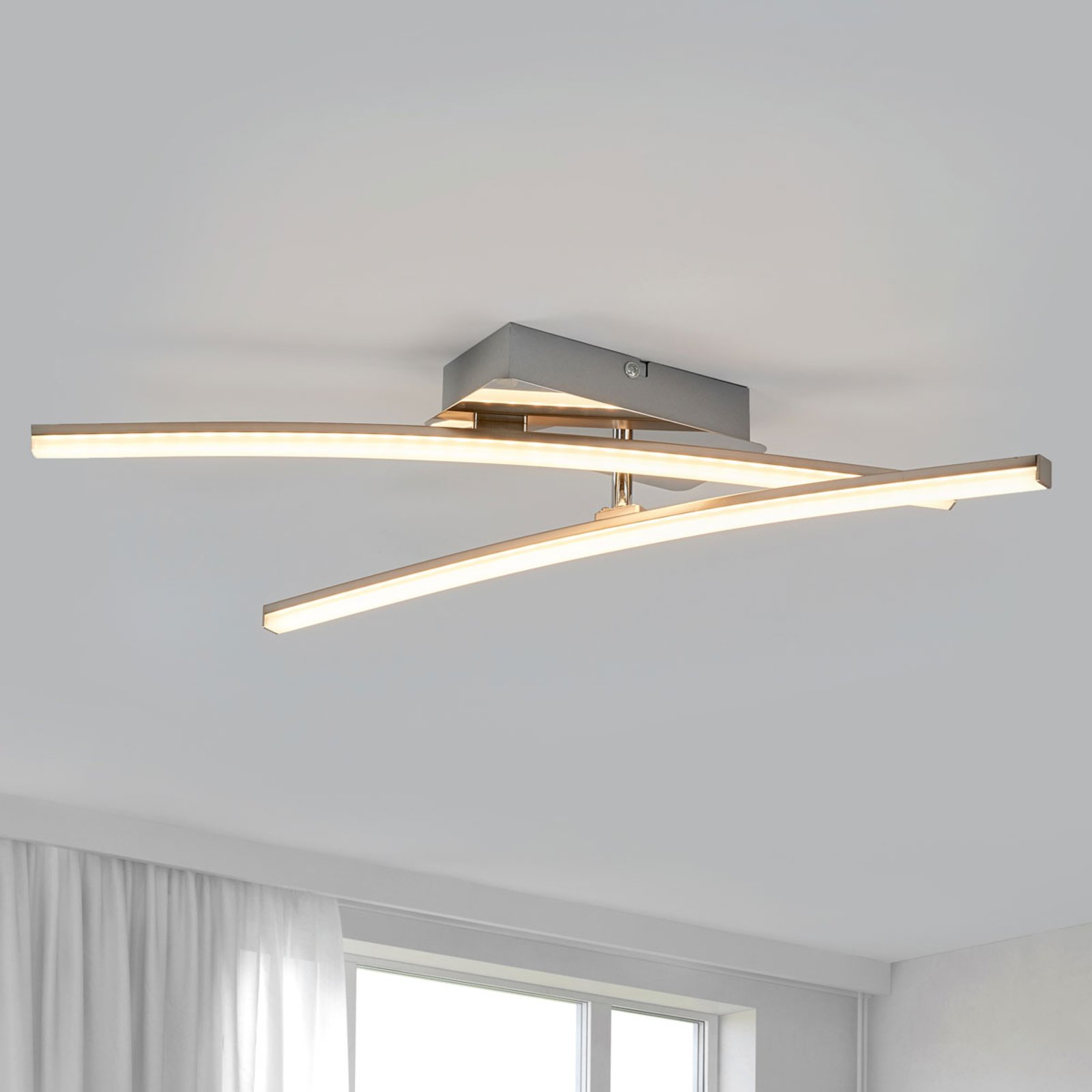 Simon - two-arm LED ceiling light