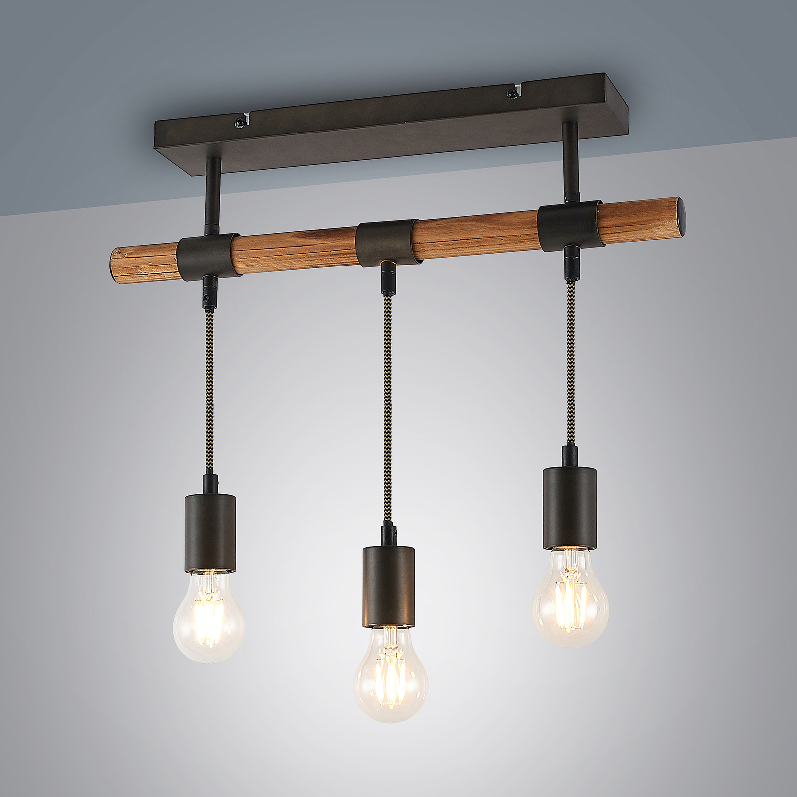 Lindby Sibillia hanglamp, 3-lamps
